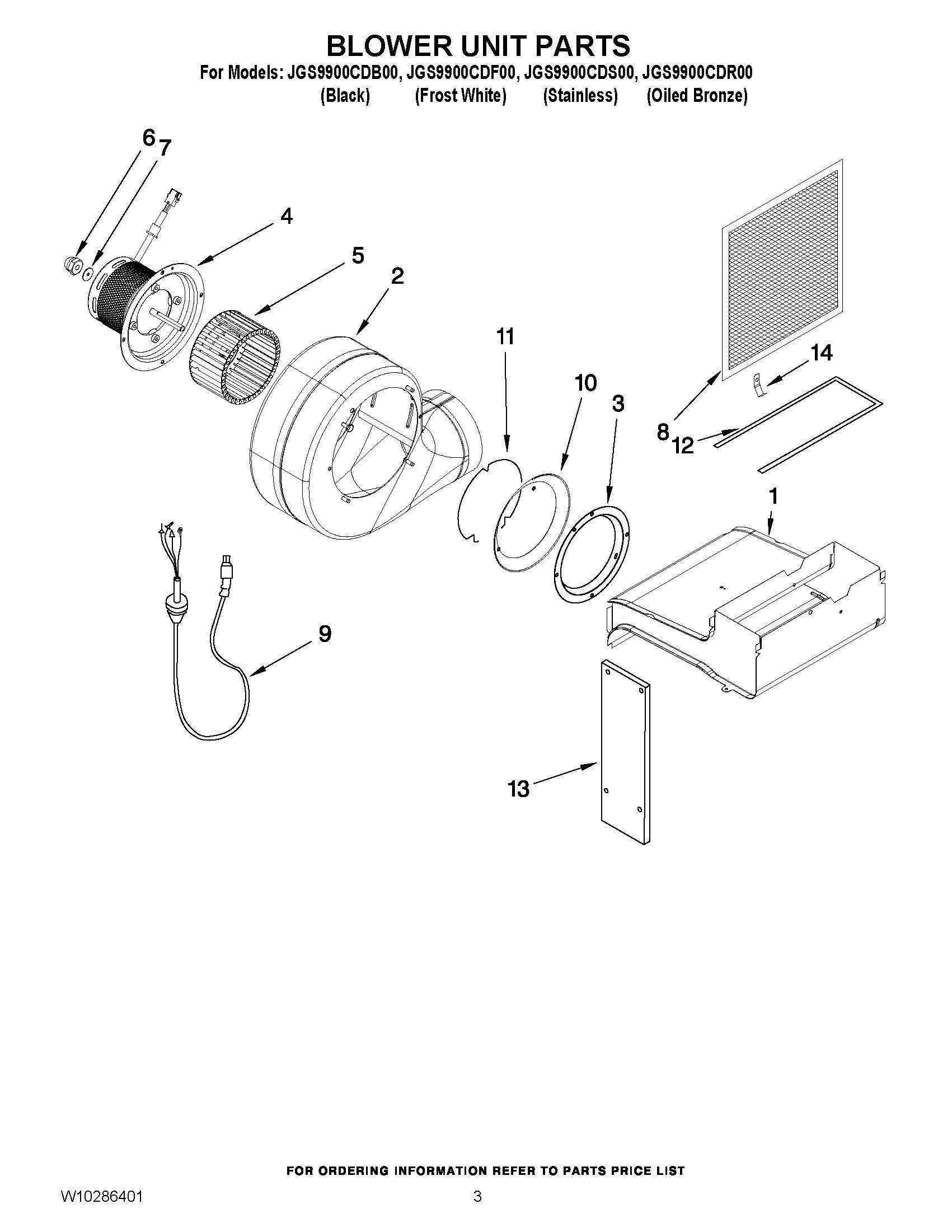 02 - BLOWER UNIT PARTS