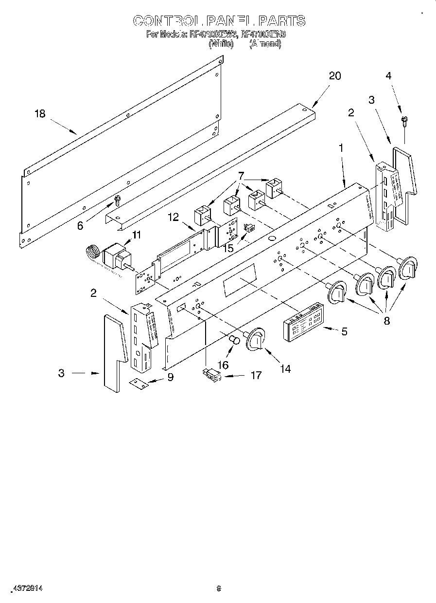 05 - CONTROL PANEL, LIT/OPTIONAL