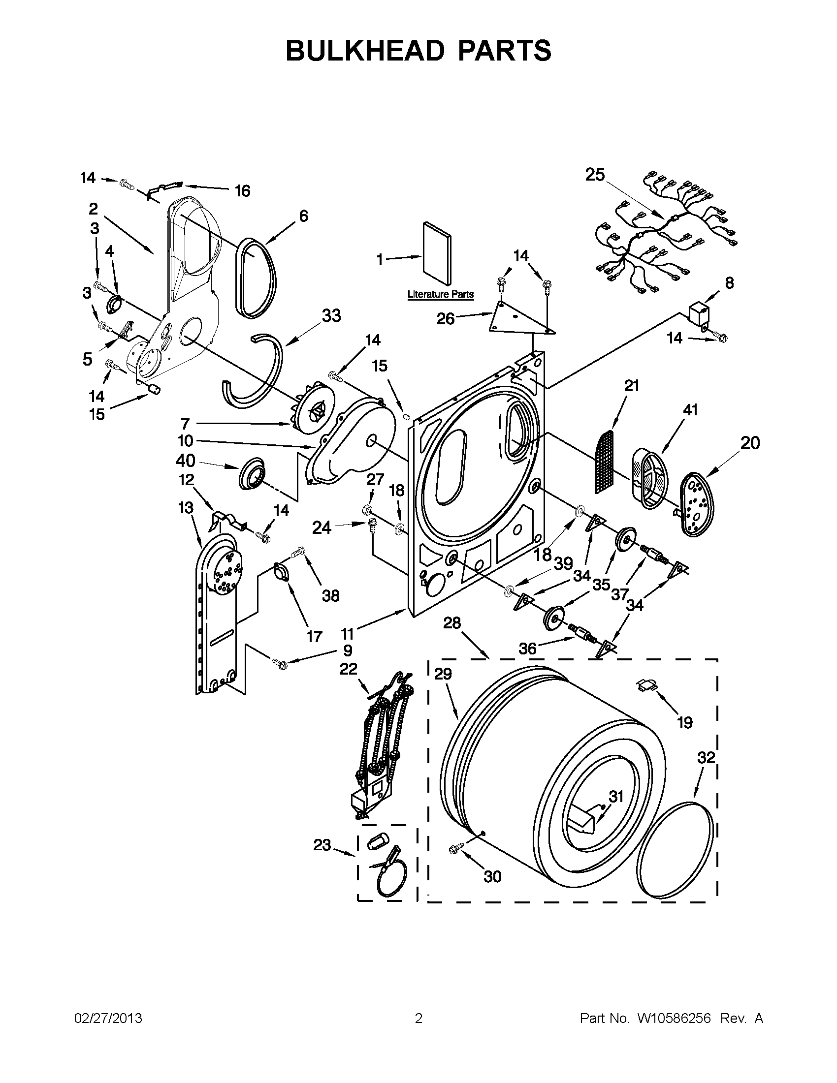01 - BULKHEAD PARTS