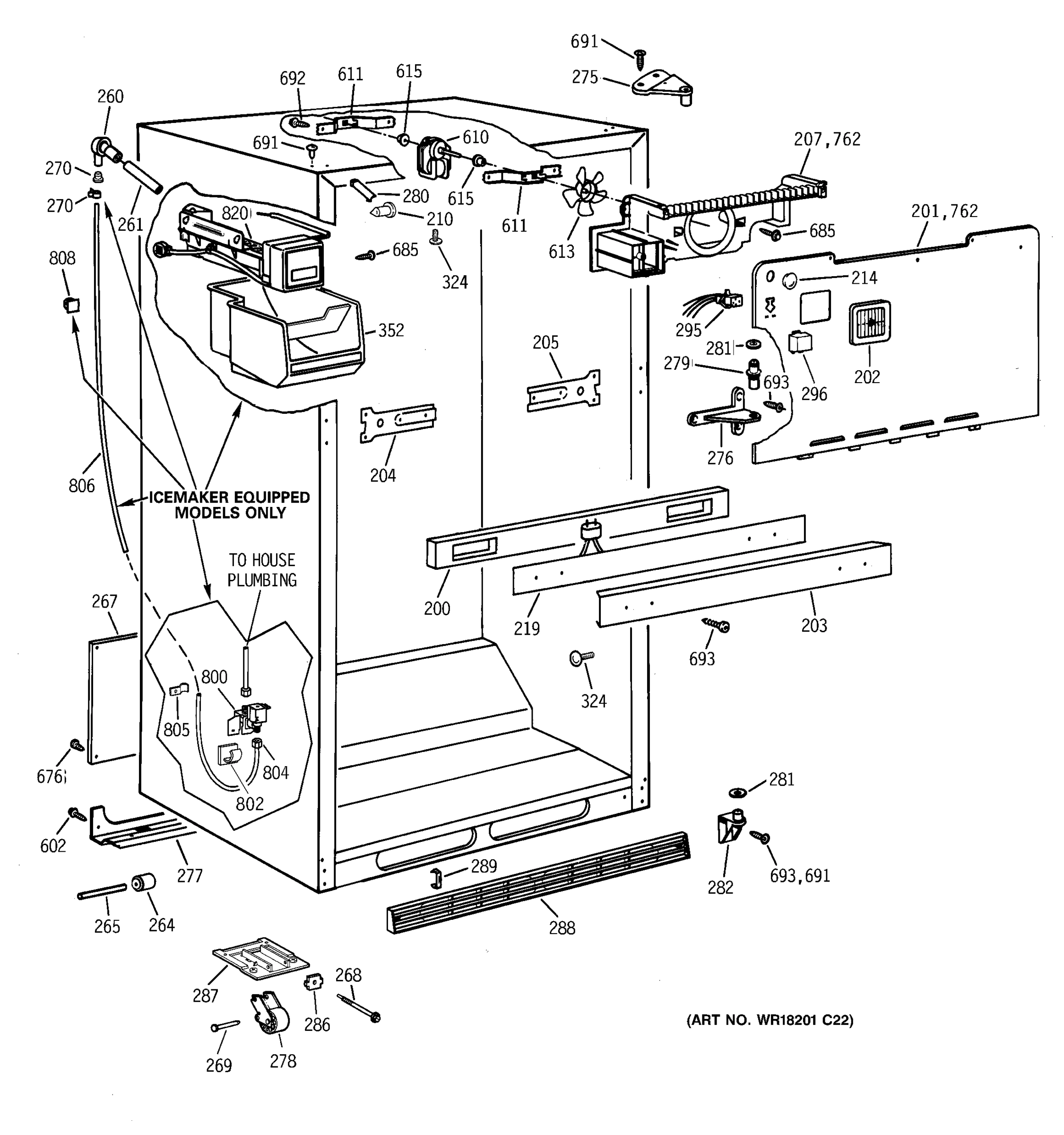CABINET PARTS