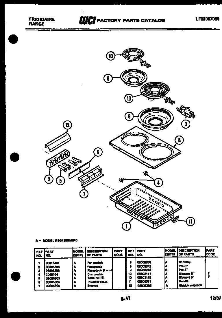 07 - COOKTOP PARTS