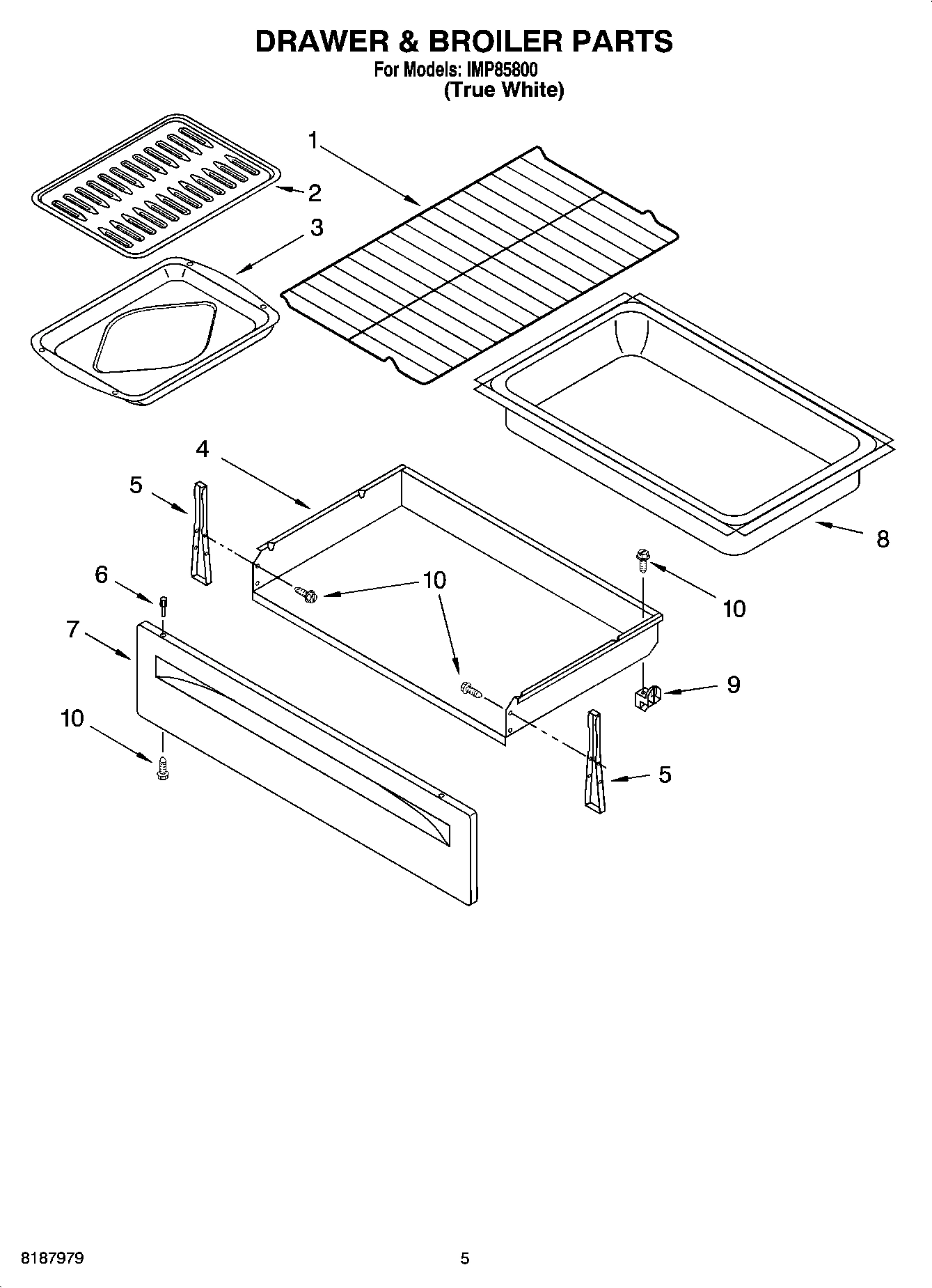 04 - DRAWER & BROILER PARTS