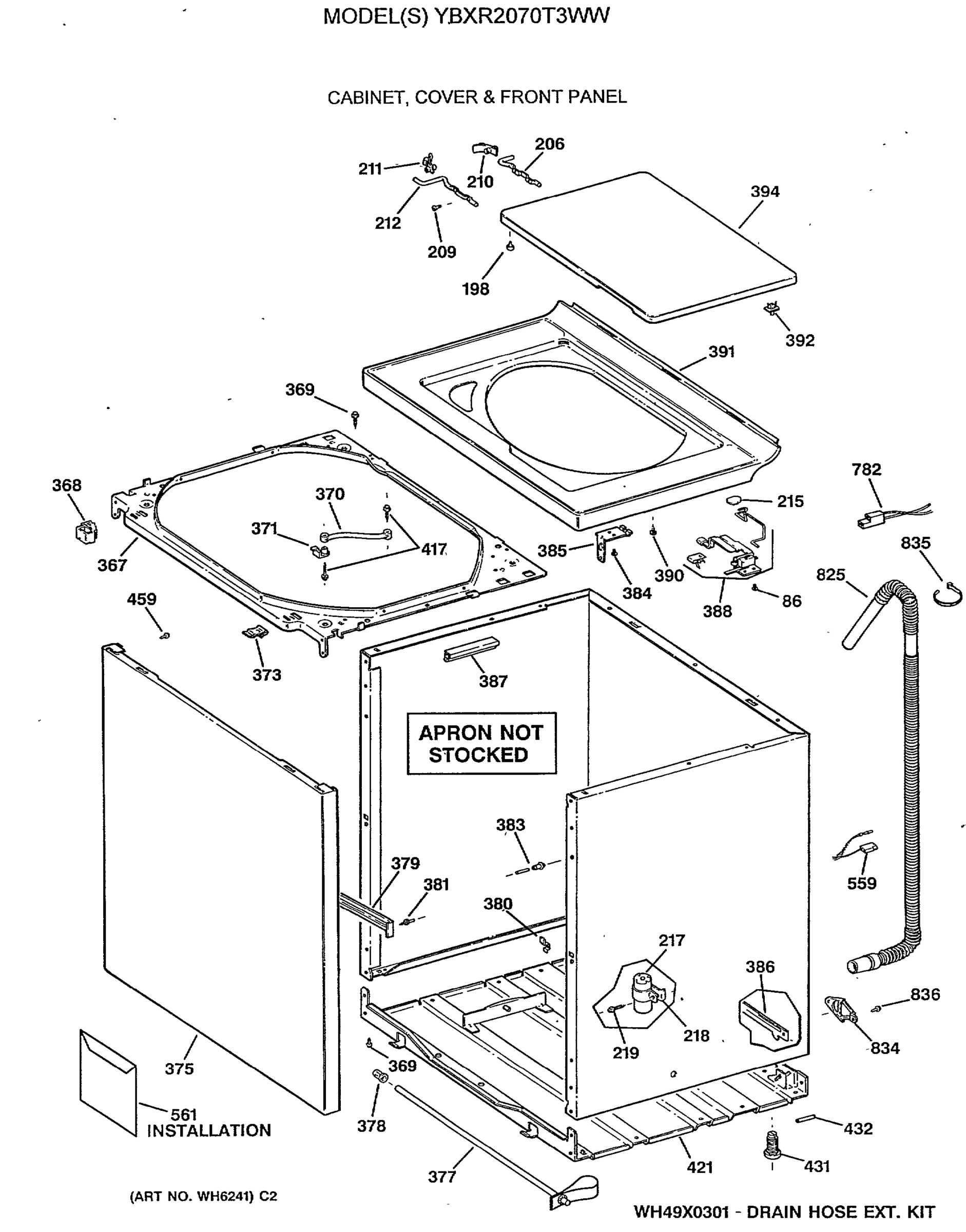 CABINET, COVER & FRONT PANEL