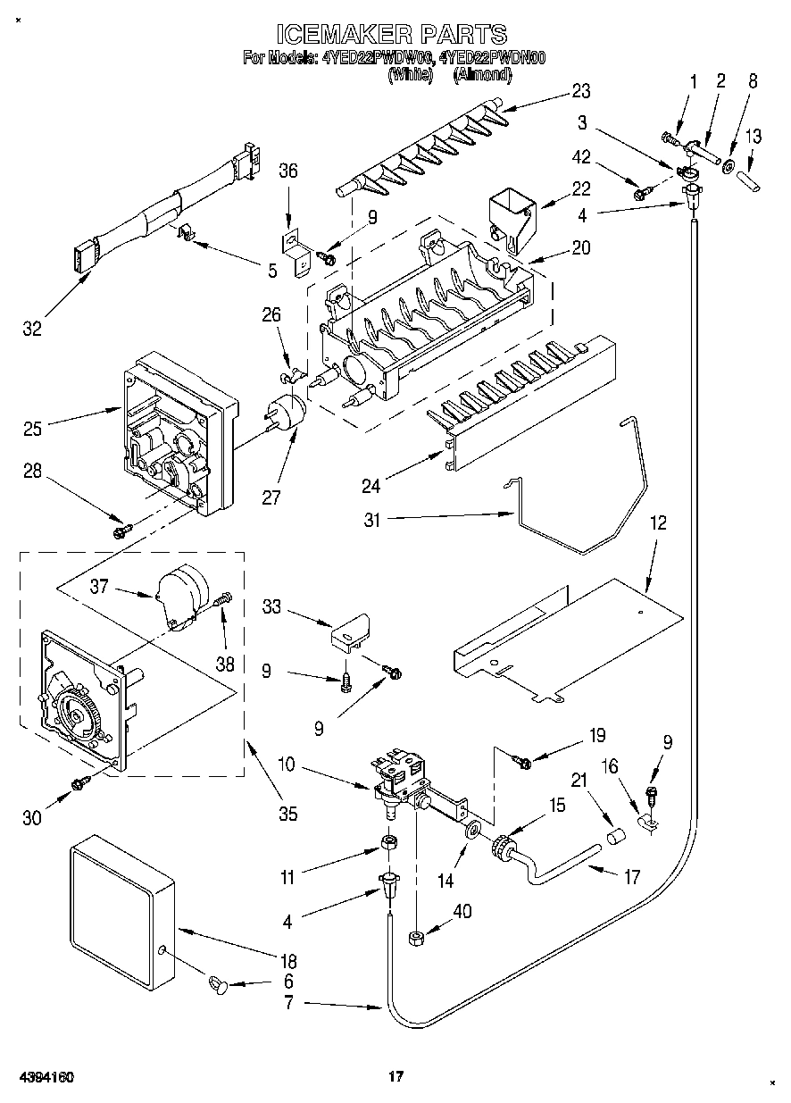 12 - ICEMAKER, LIT/OPTIONAL