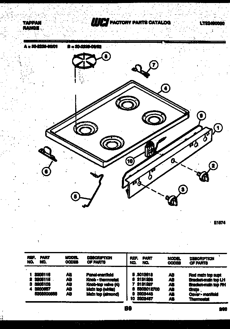 03 - COOKTOP PARTS