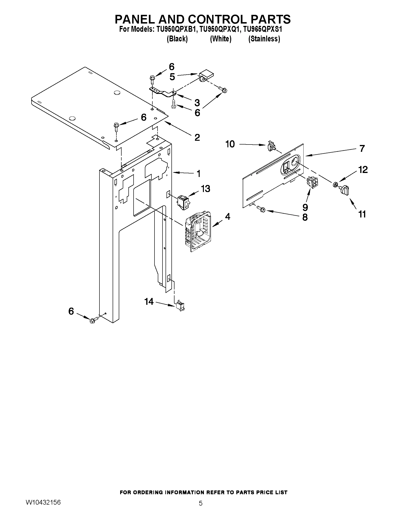 05 - PANEL AND CONTROL PARTS