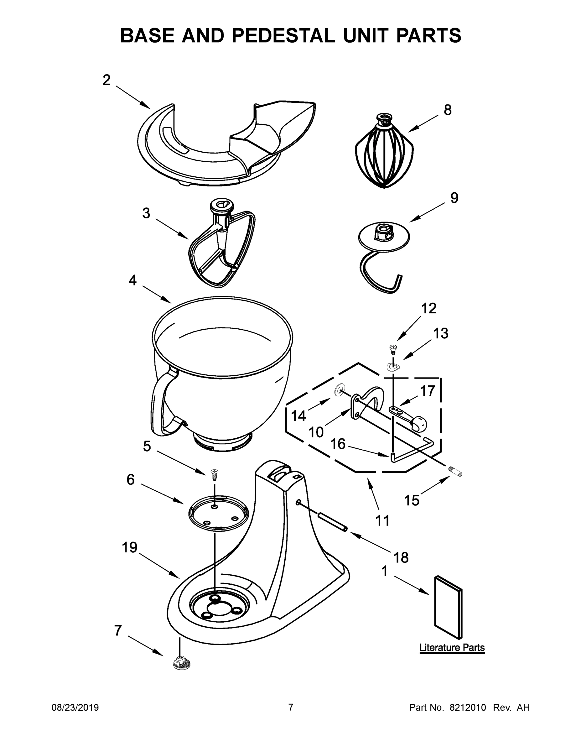 03 - BASE AND PEDESTAL UNIT PARTS