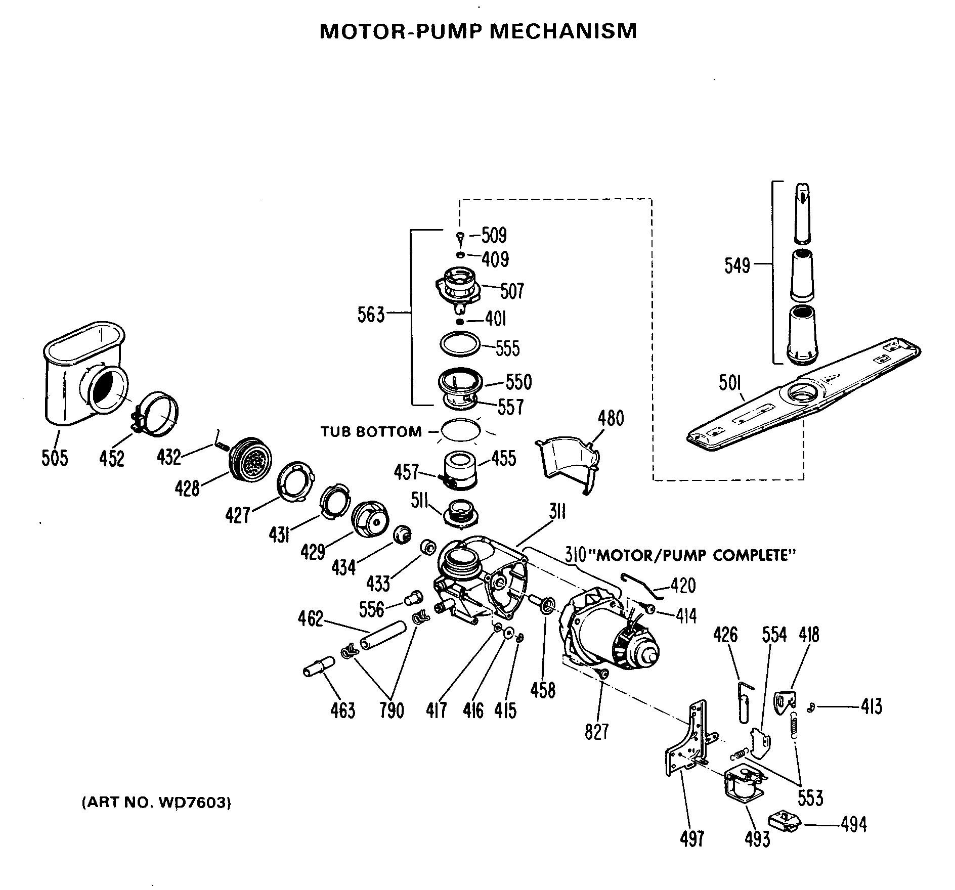 MOTOR PUMP MECHANISM