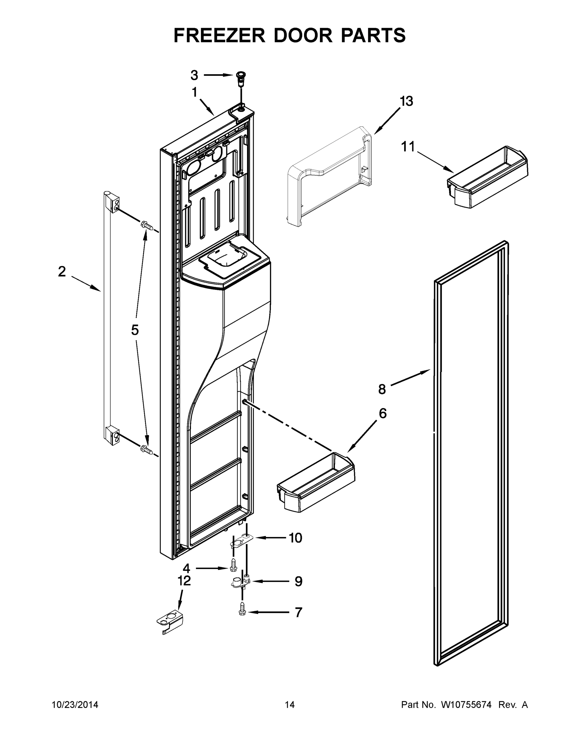 08 - FREEZER DOOR PARTS