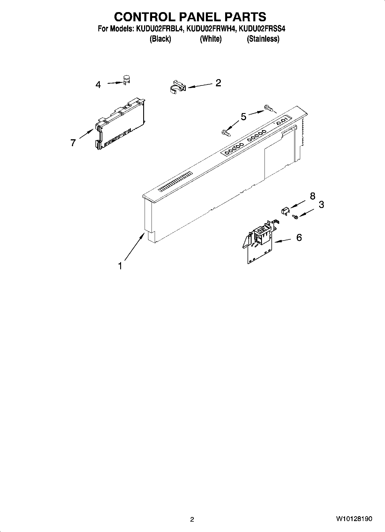 02 - CONTROL PANEL PARTS