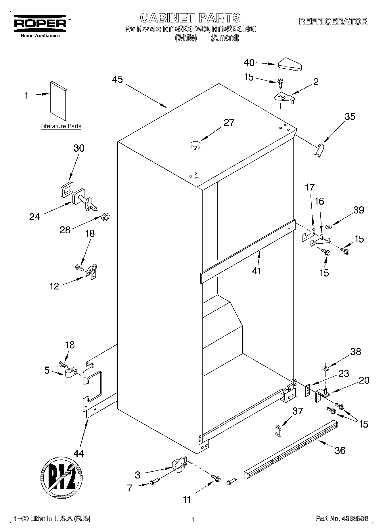 01 - CABINET, LITERATURE