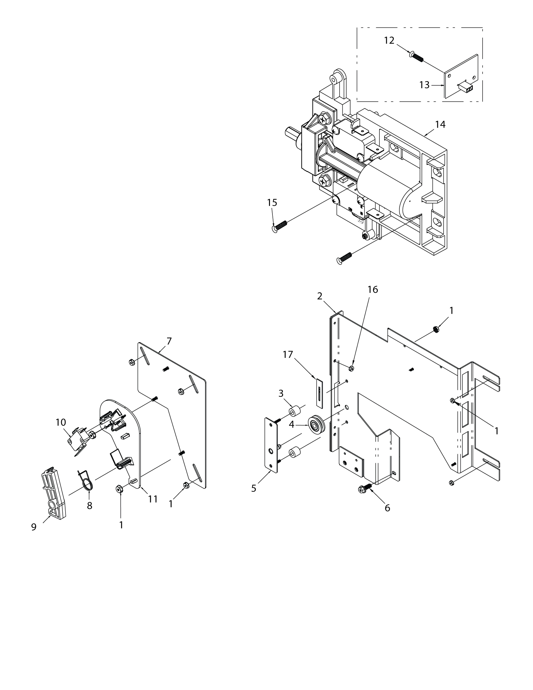 INTERLOCK / BRACKETS / LAMP - RIGHT