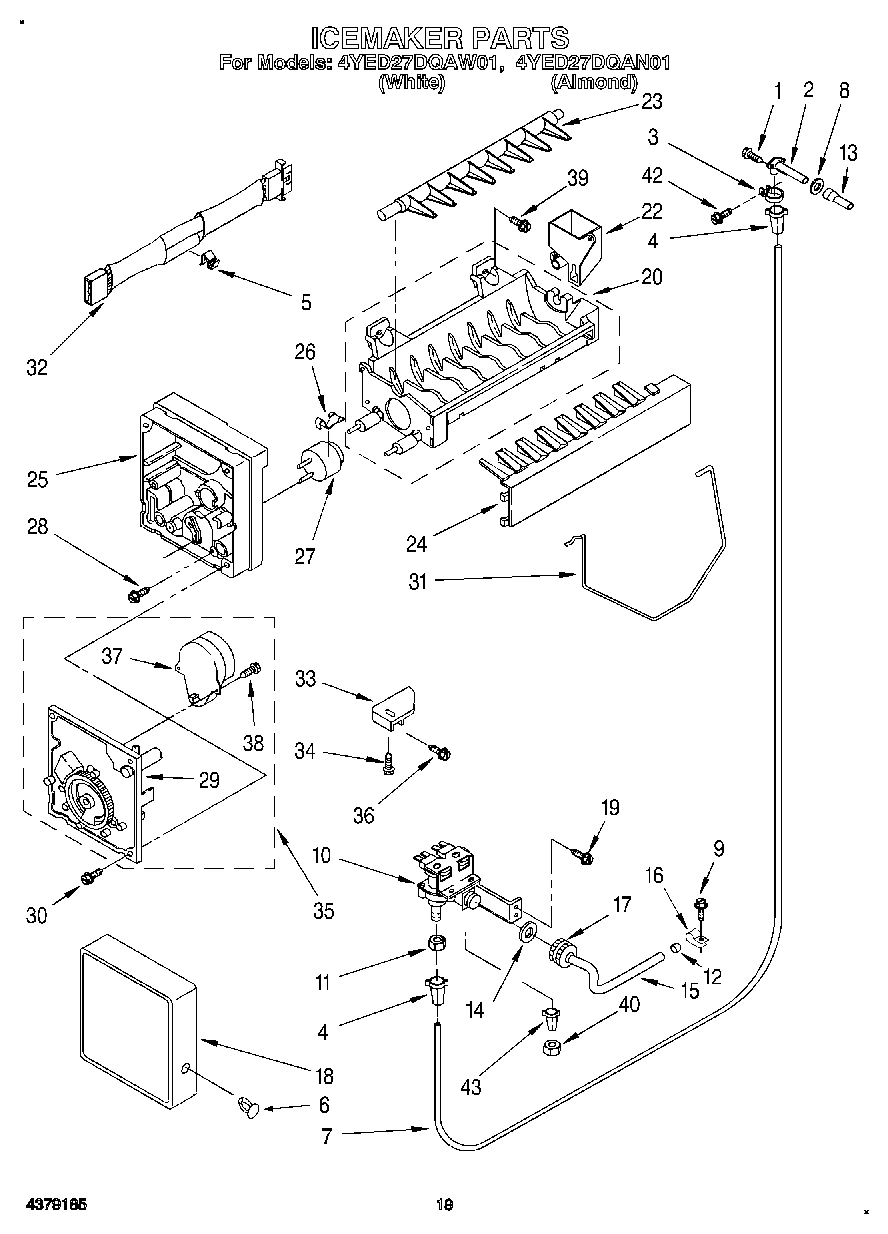 12 - ICEMAKER, LIT/OPTIONAL