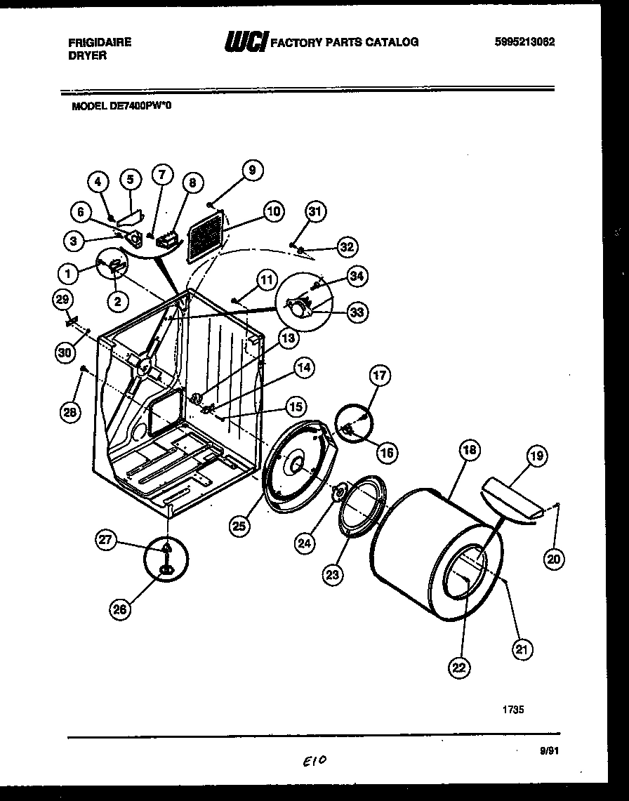 02 - CABINET AND COMPONENT PARTS