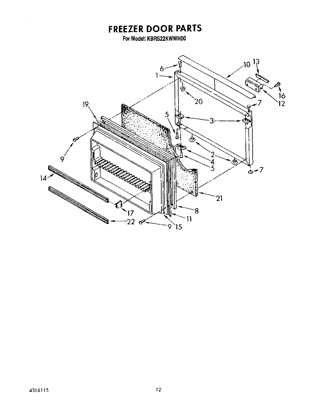 08 - FREEZER DOOR