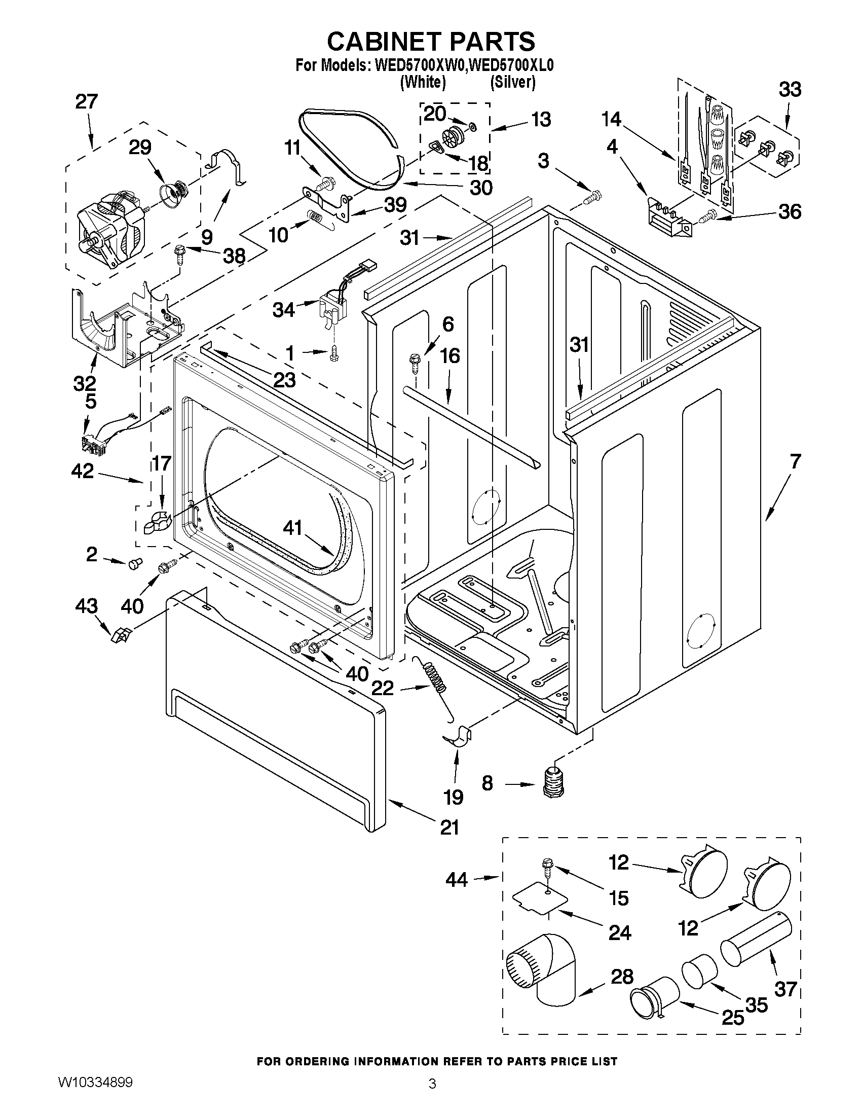 02 - CABINET PARTS