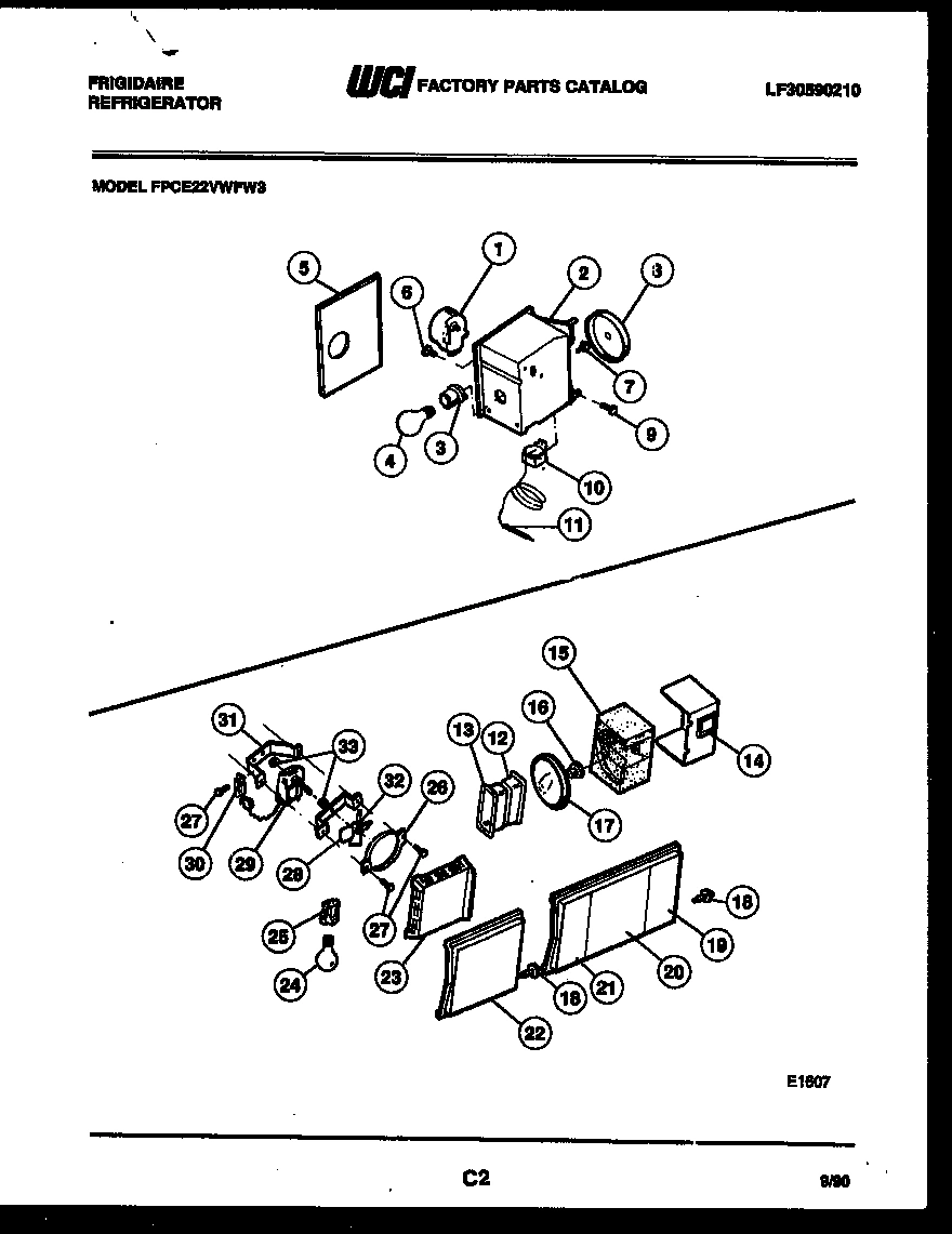 06 - REFRIGERATOR CONTROL ASSEMBLY, DAMP