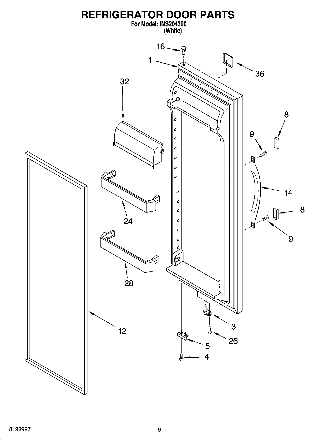 06 - REFRIGERATOR DOOR PARTS