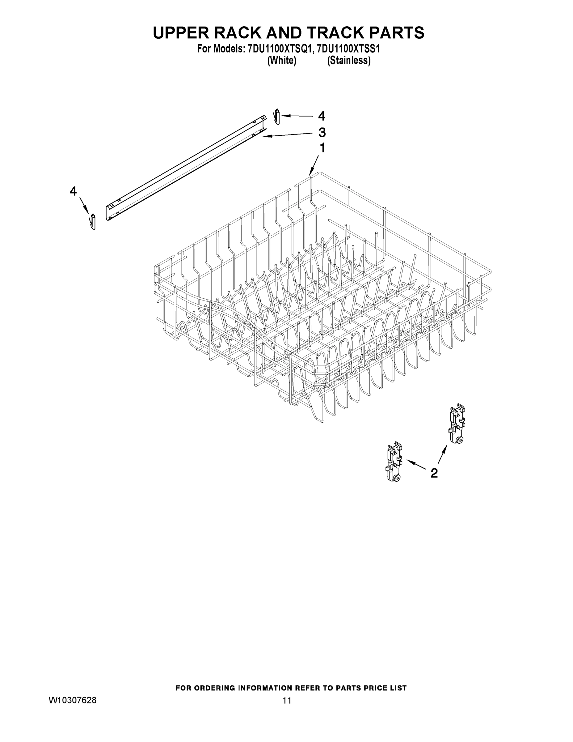 09 - UPPER RACK AND TRACK PARTS