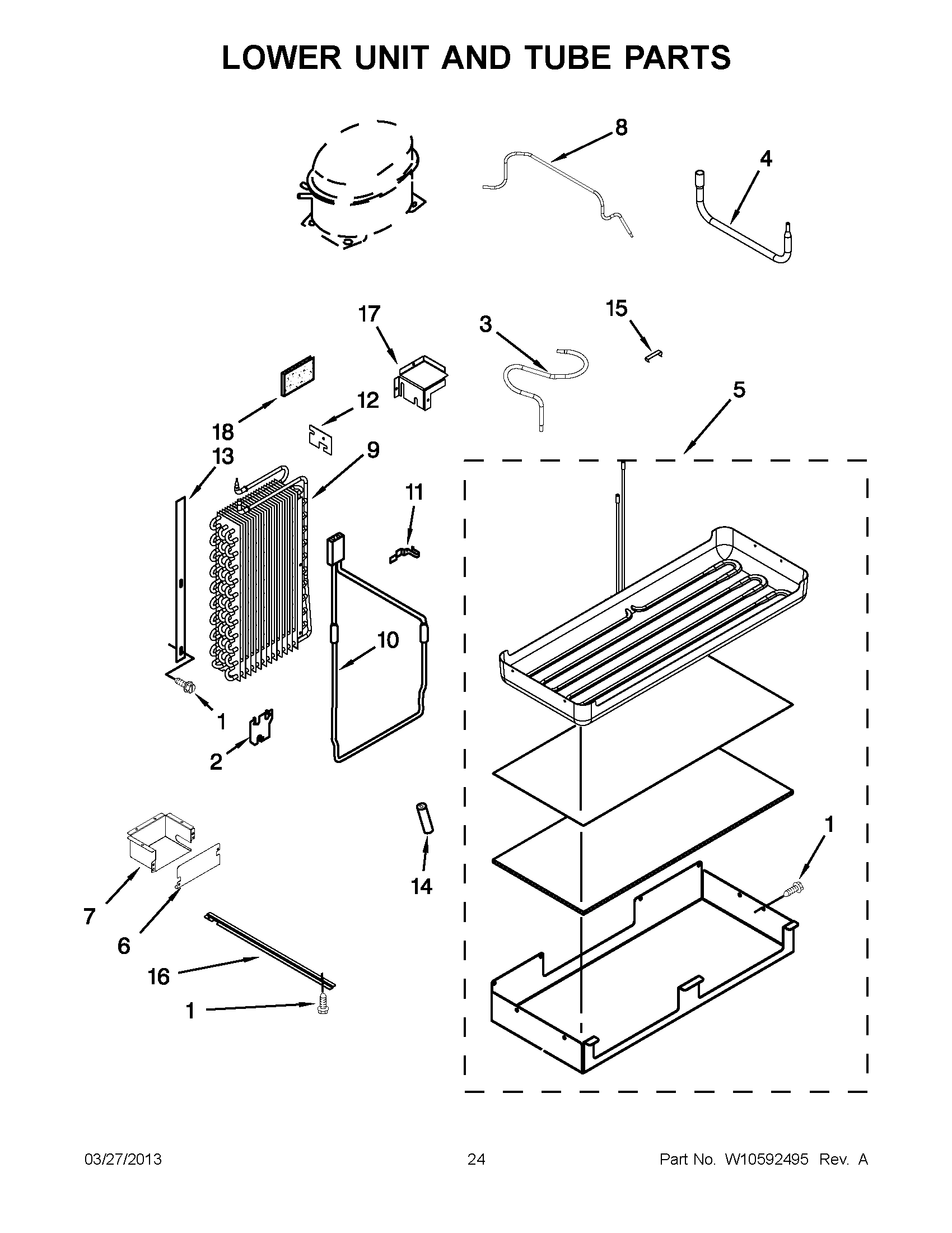 12 - LOWER UNIT AND TUBE PARTS