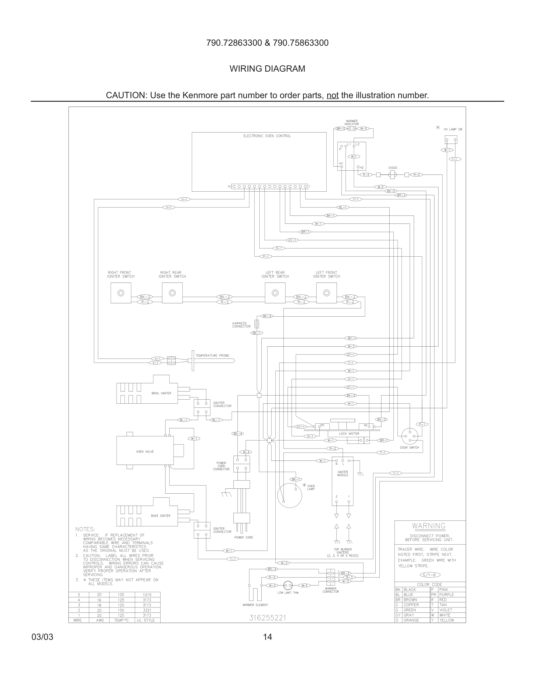 14 - WIRING DIAGRAM