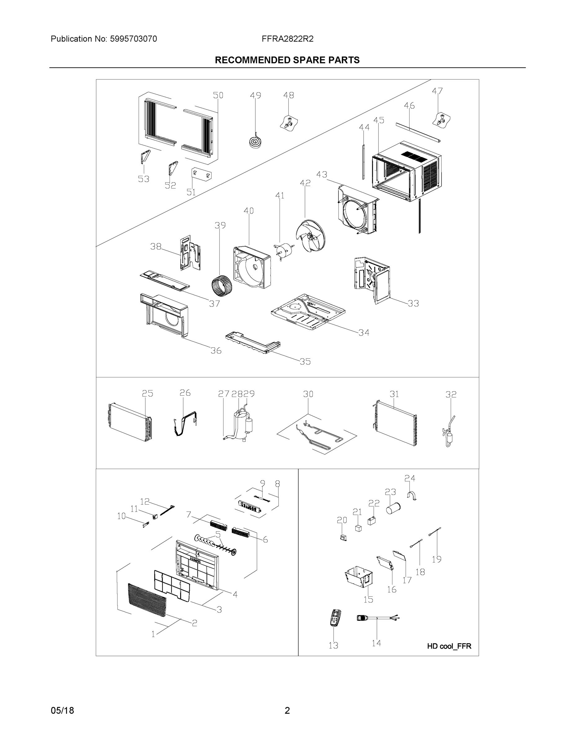 02 - RECOMMENDED SPARE PARTS