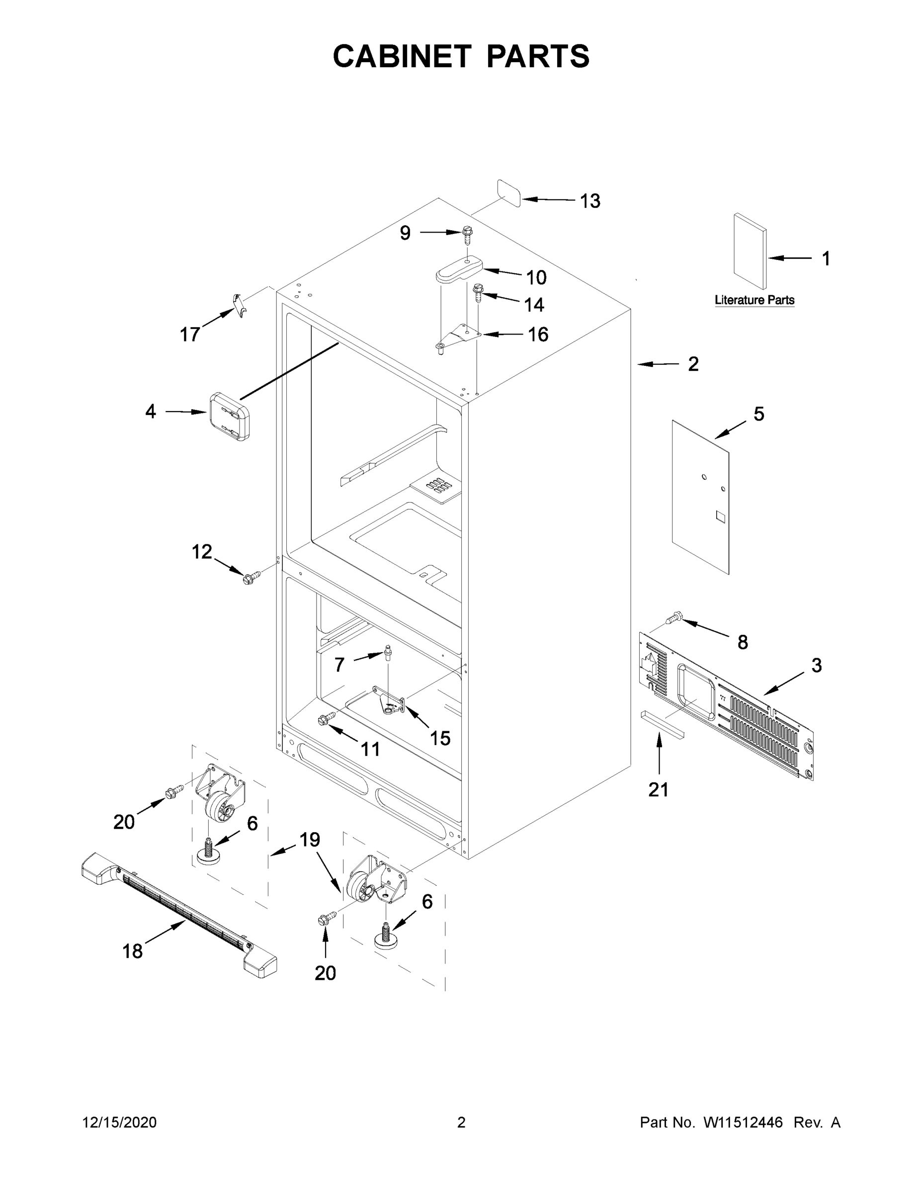 02 - CABINET PARTS