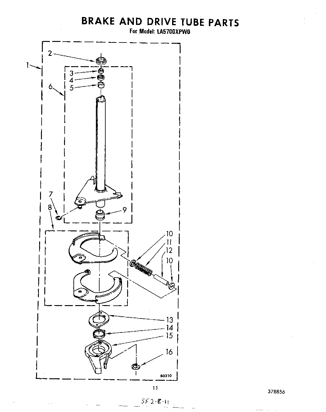 09 - BRAKE AND DRIVE TUBE