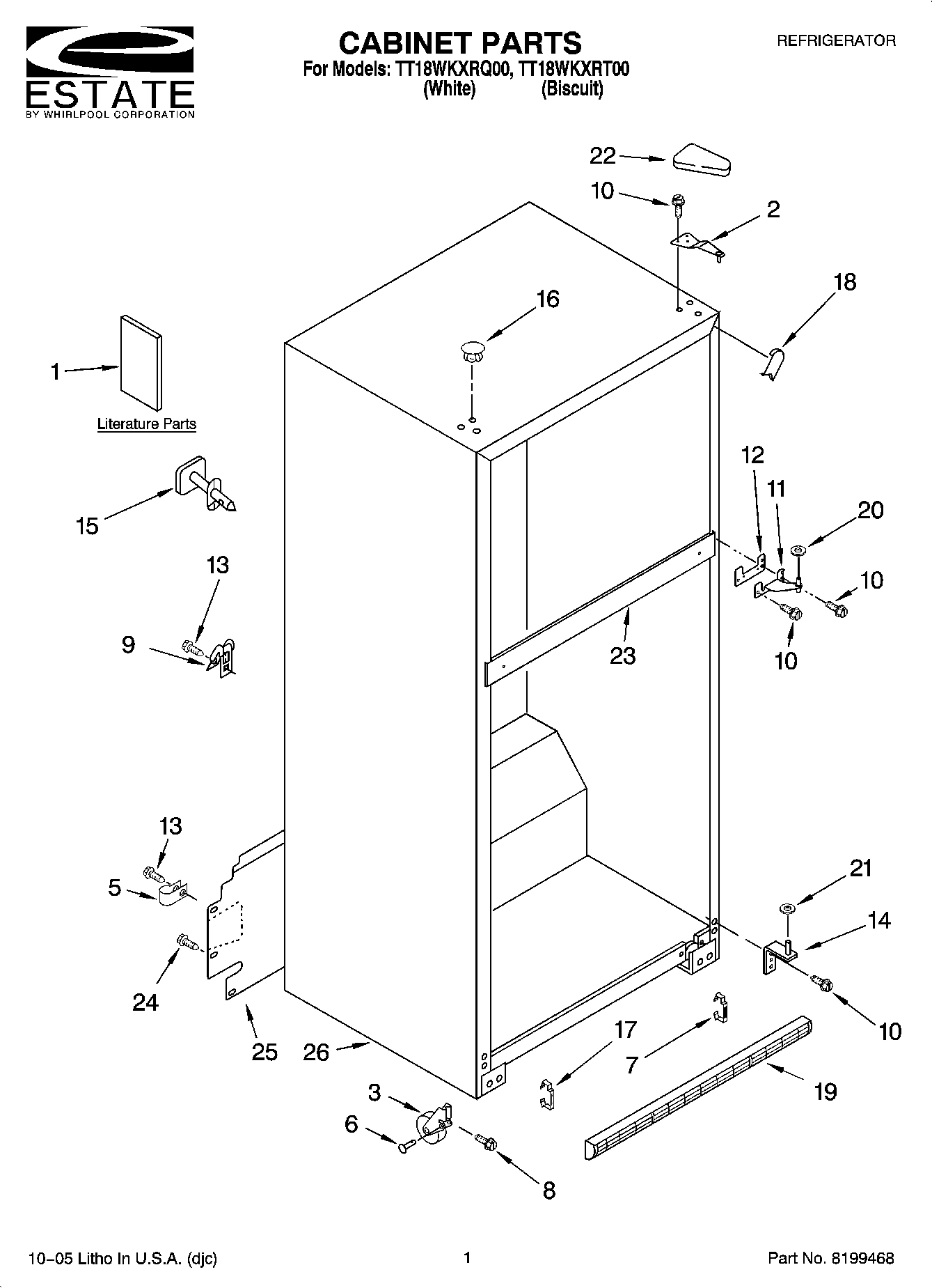 01 - CABINET PARTS