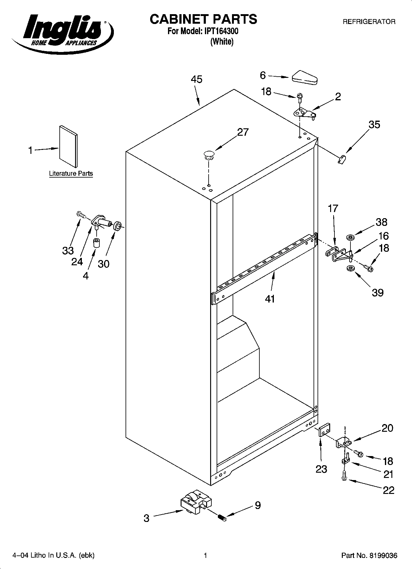 01 - CABINET PARTS