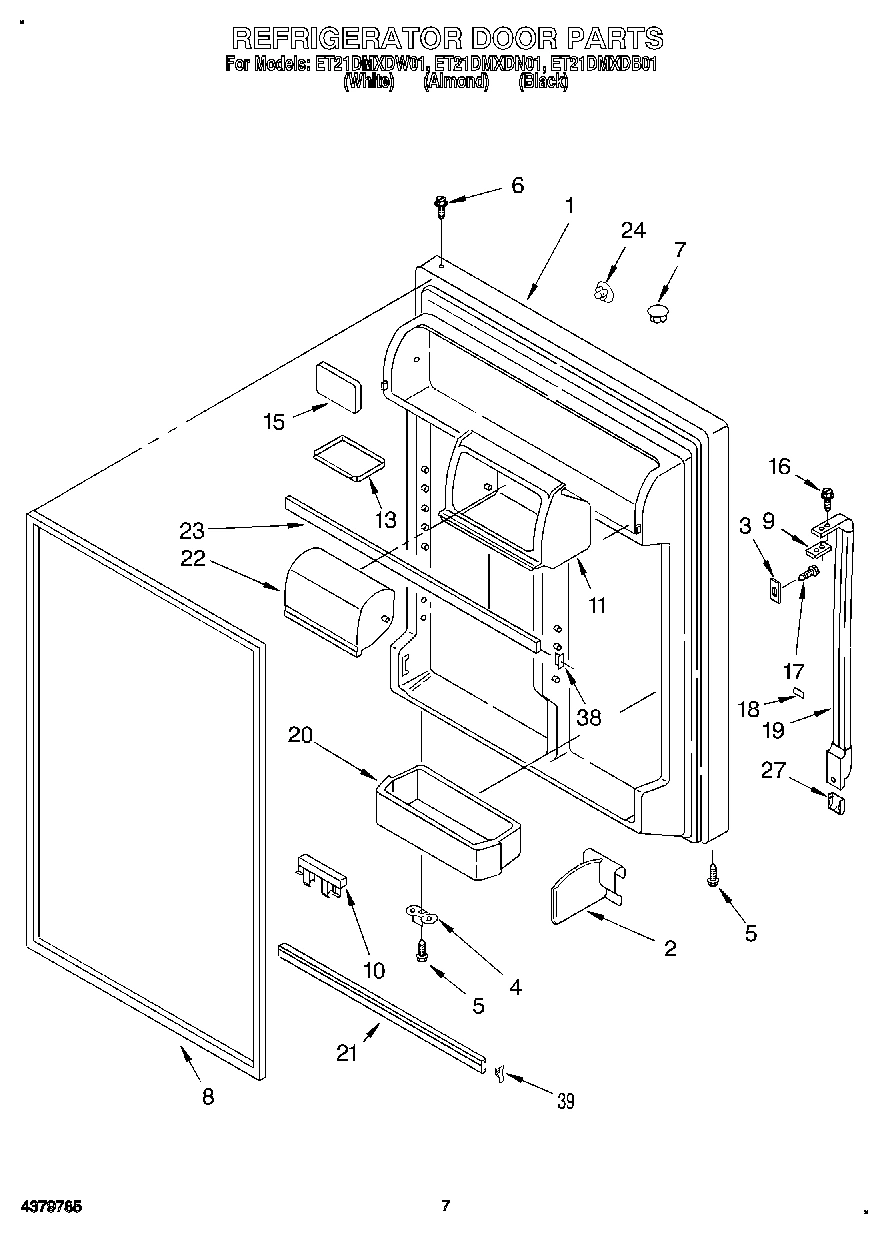 04 - REFRIGERATOR DOOR