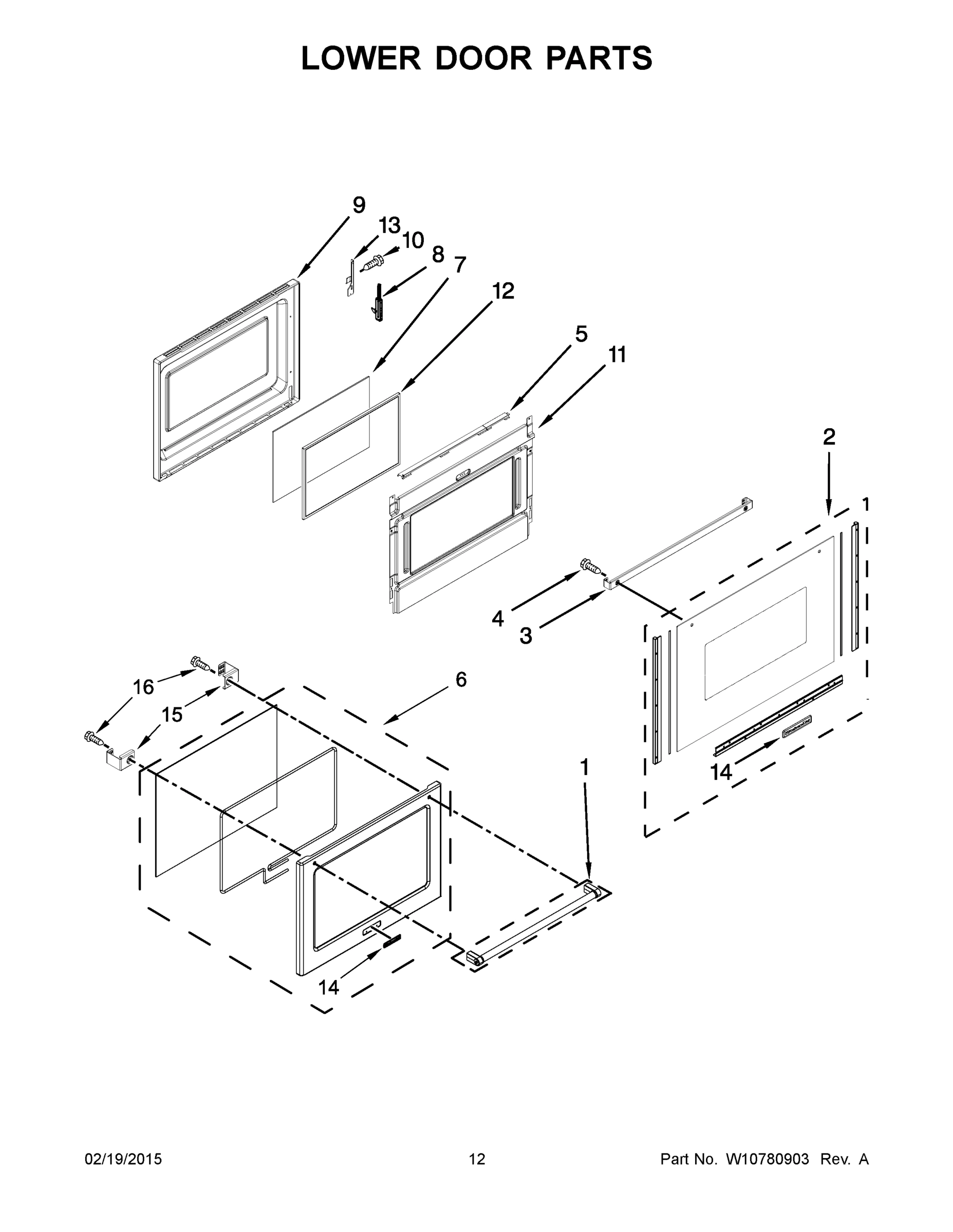 07 - LOWER DOOR PARTS