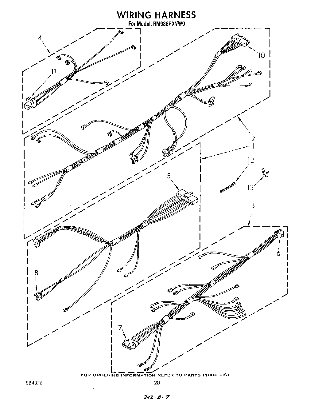 12 - WIRING HARNESS , LITERATURE AND OPTIONAL