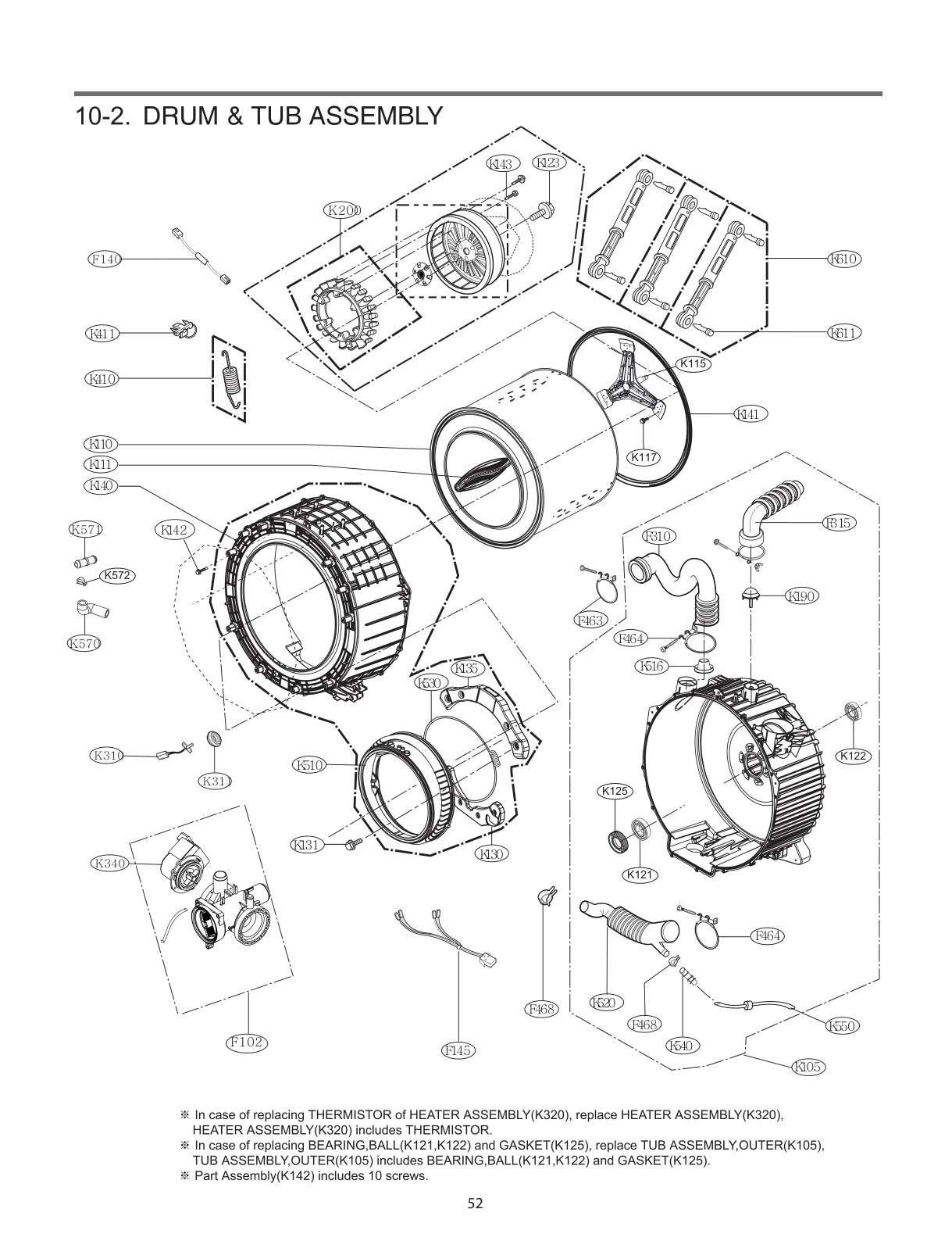DRUM & TUB ASSEMBLY