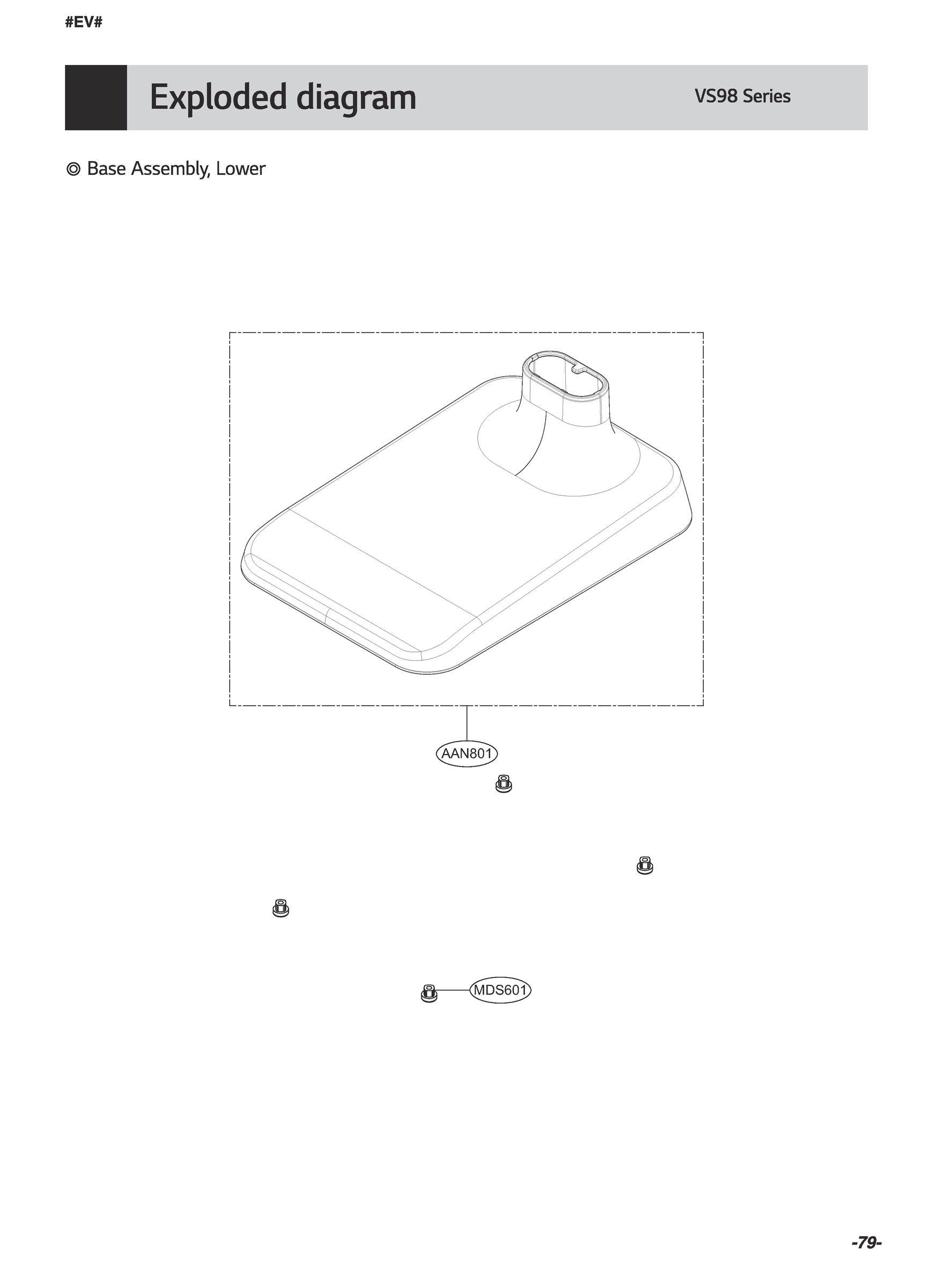 BASE ASSEMBLY; LOWER
