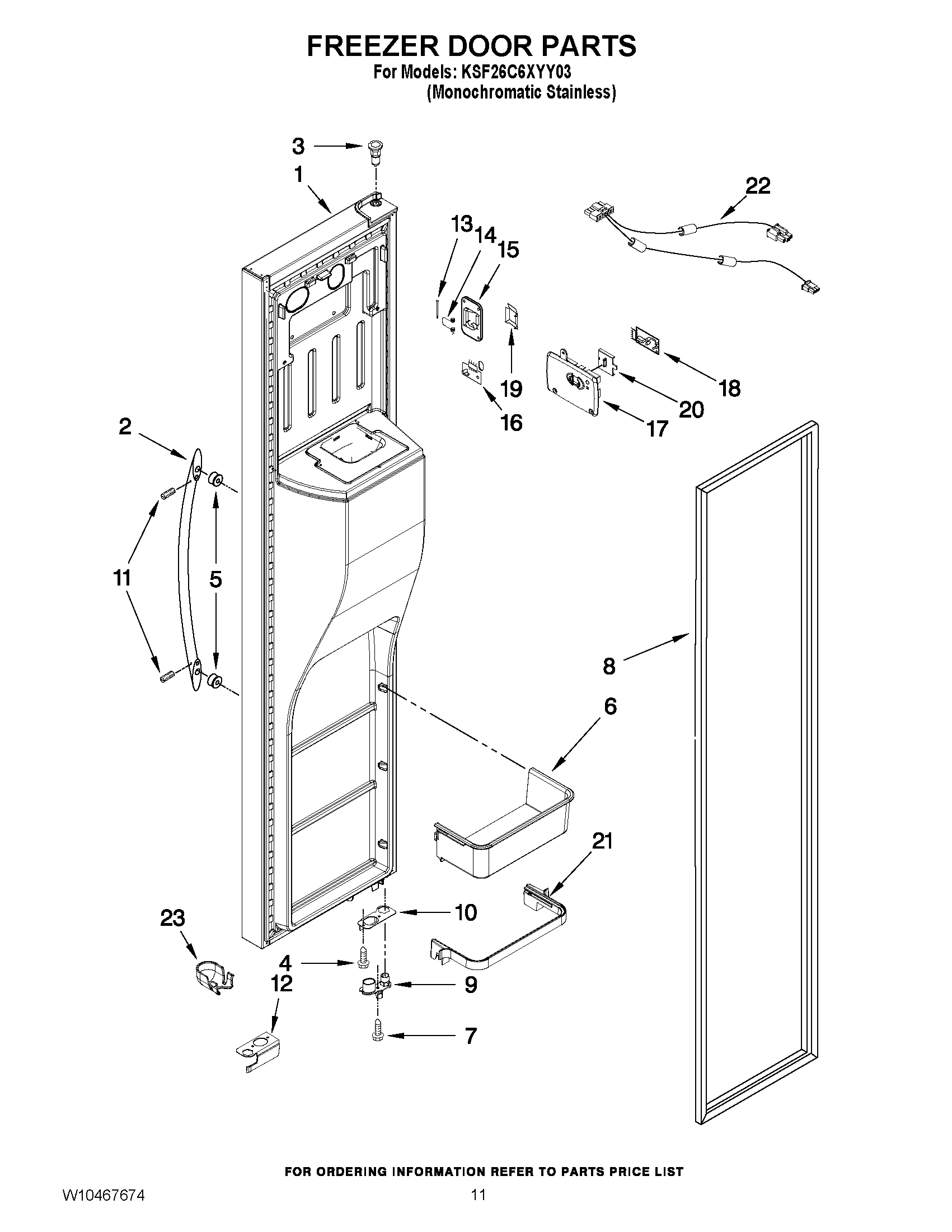 08 - FREEZER DOOR PARTS