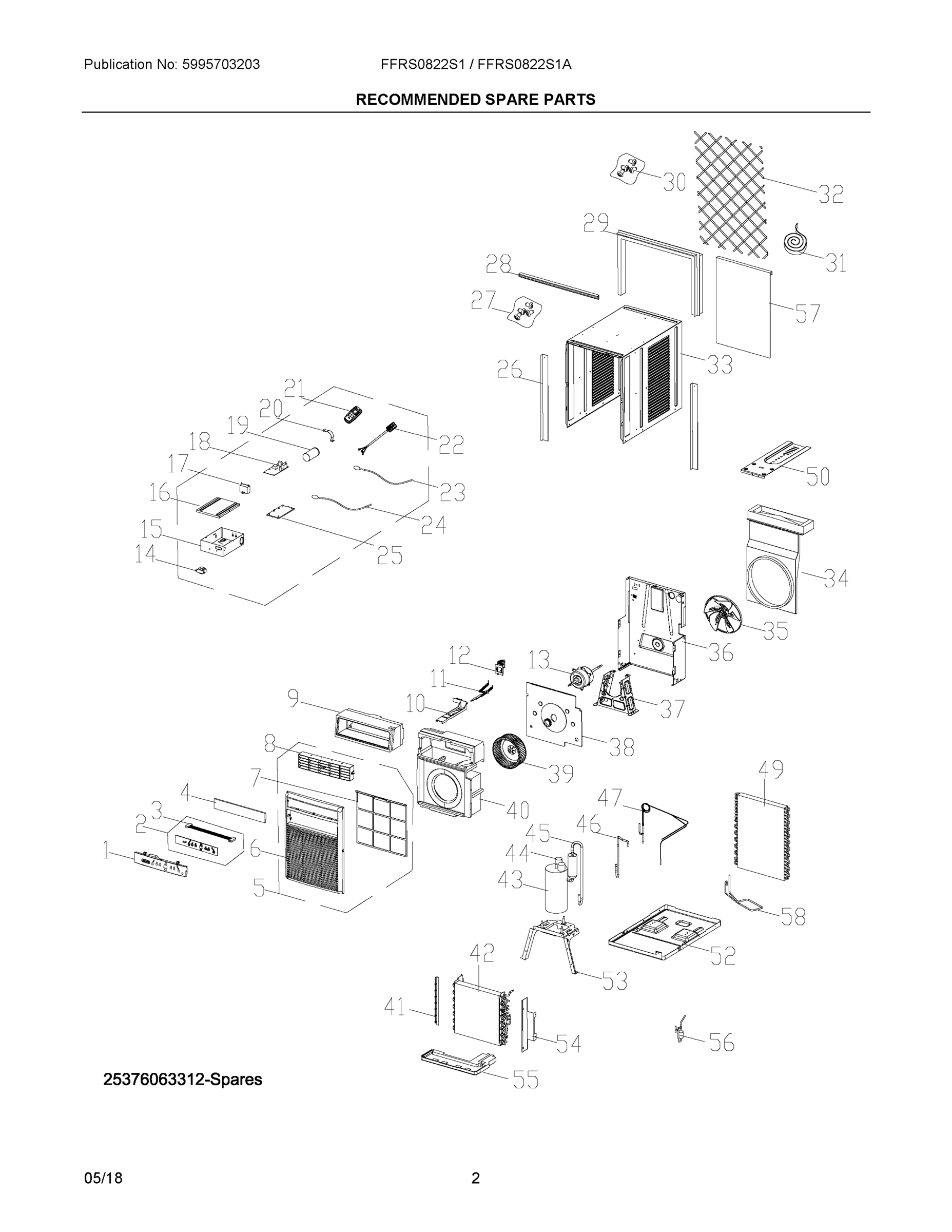 02 - RECOMMENDED SPARE PARTS