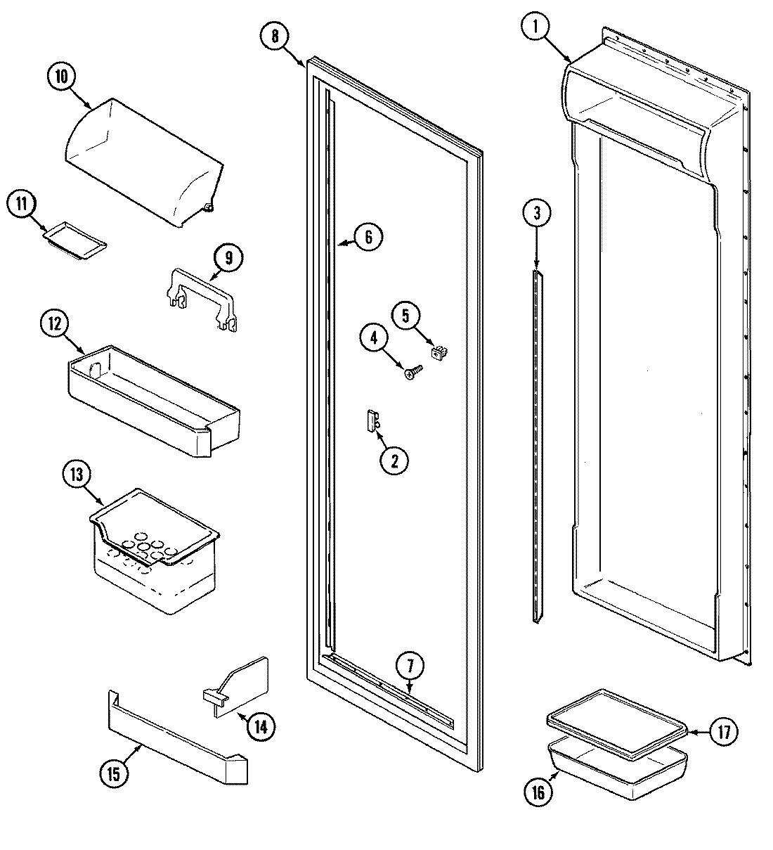 05 - FRESH FOOD INNER DOOR