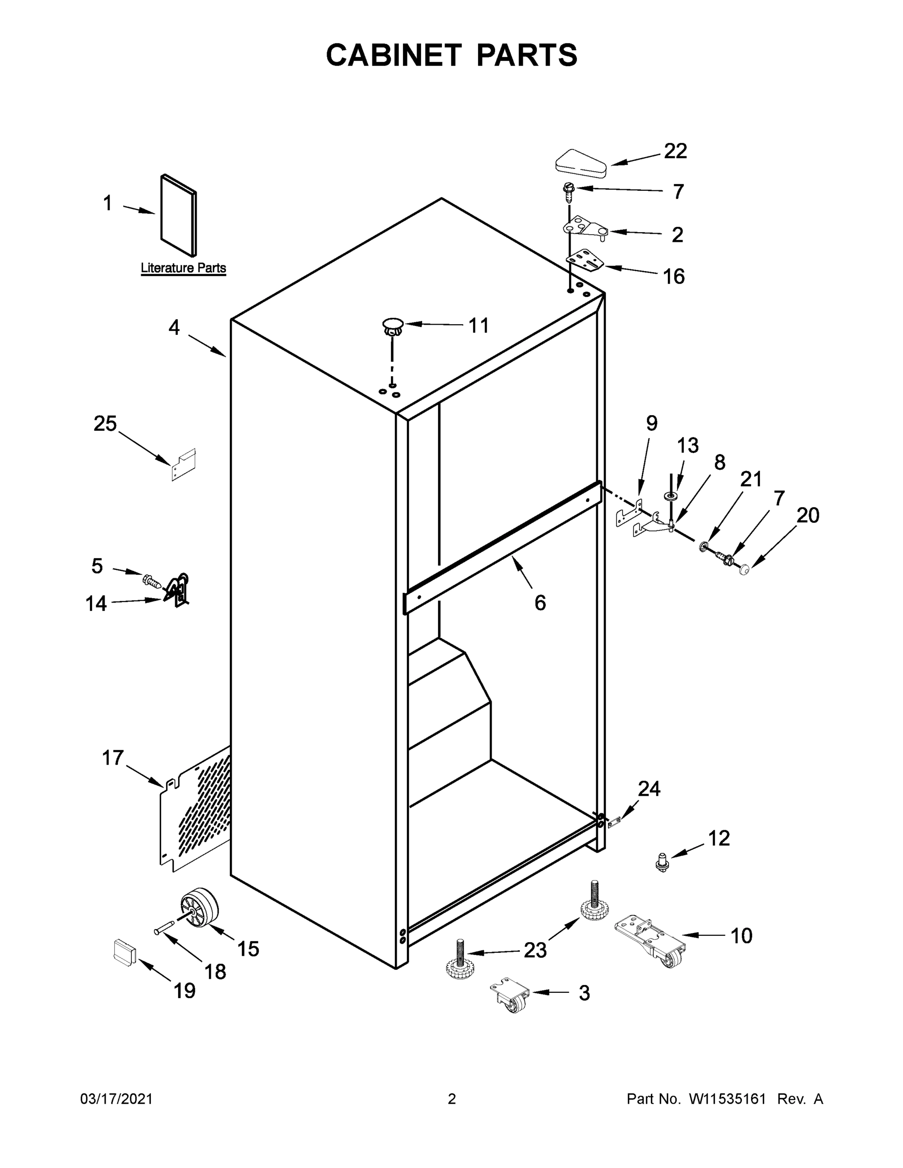 02 - CABINET PARTS