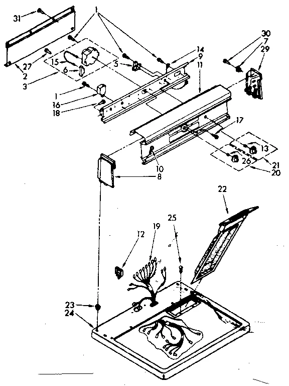 TOP AND CONSOLE PARTS