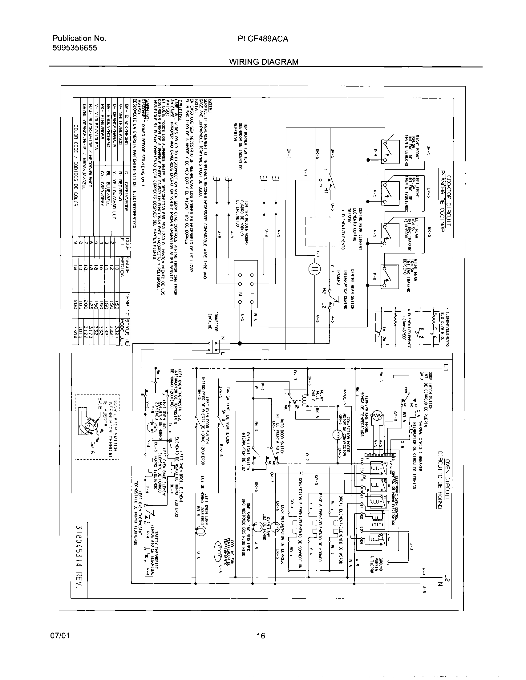 16 - WIRING DIAGRAM