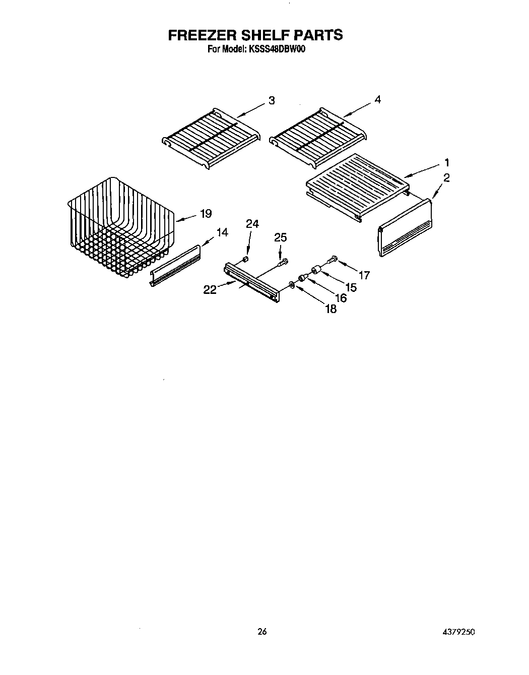 15 - FREEZER SHELF
