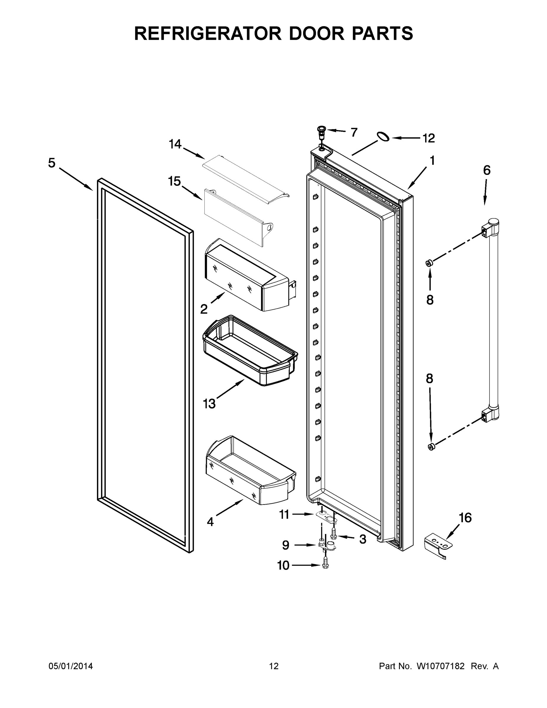 07 - REFRIGERATOR DOOR PARTS
