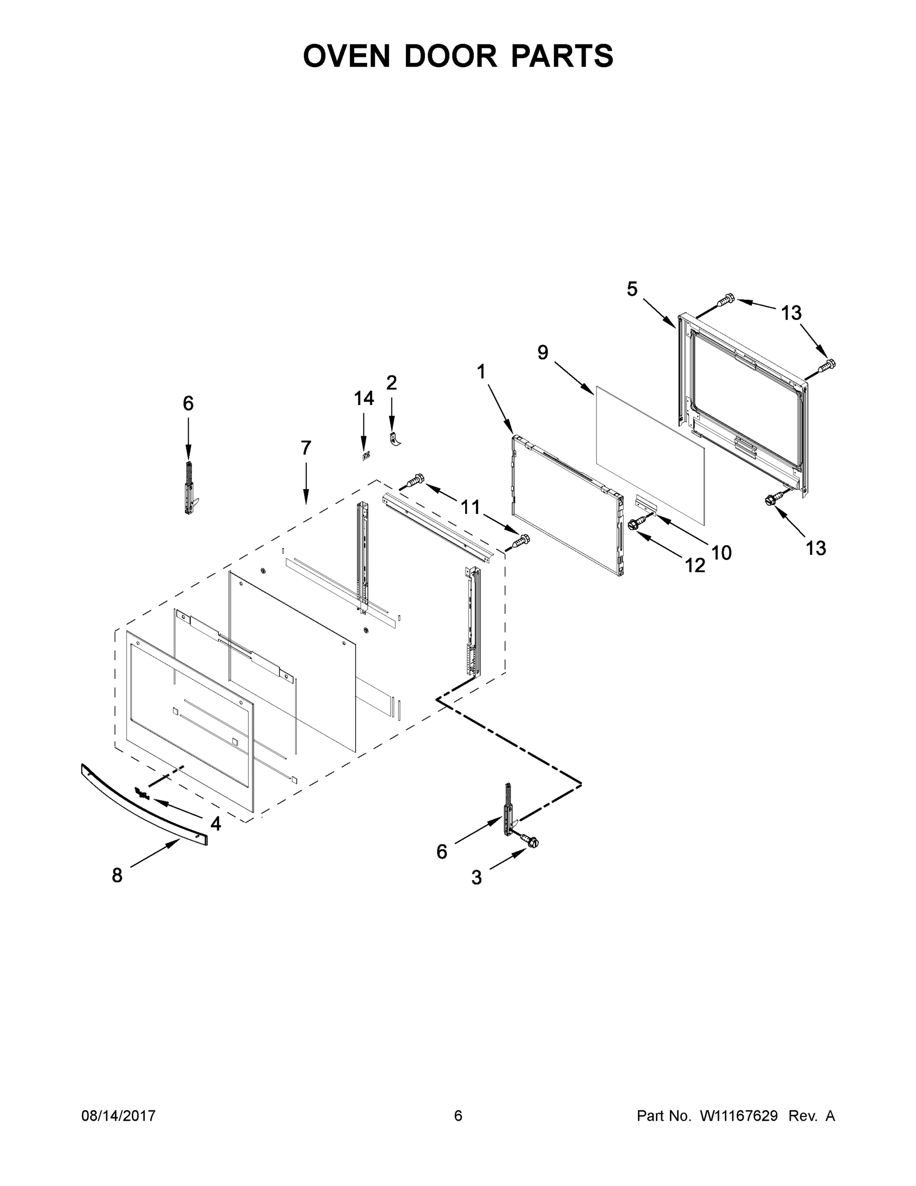 04 - OVEN DOOR PARTS