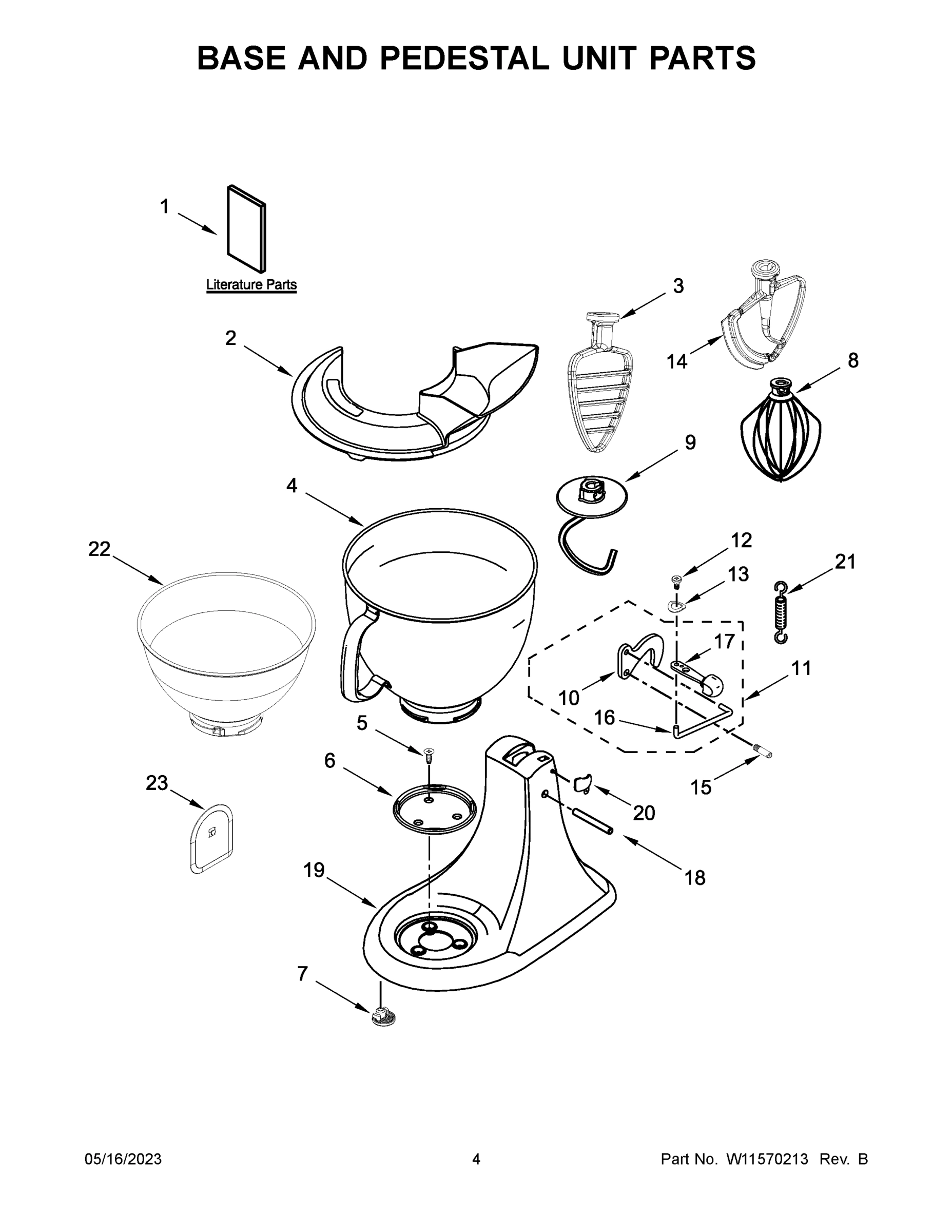 03 - BASE AND PEDESTAL UNIT PARTS
