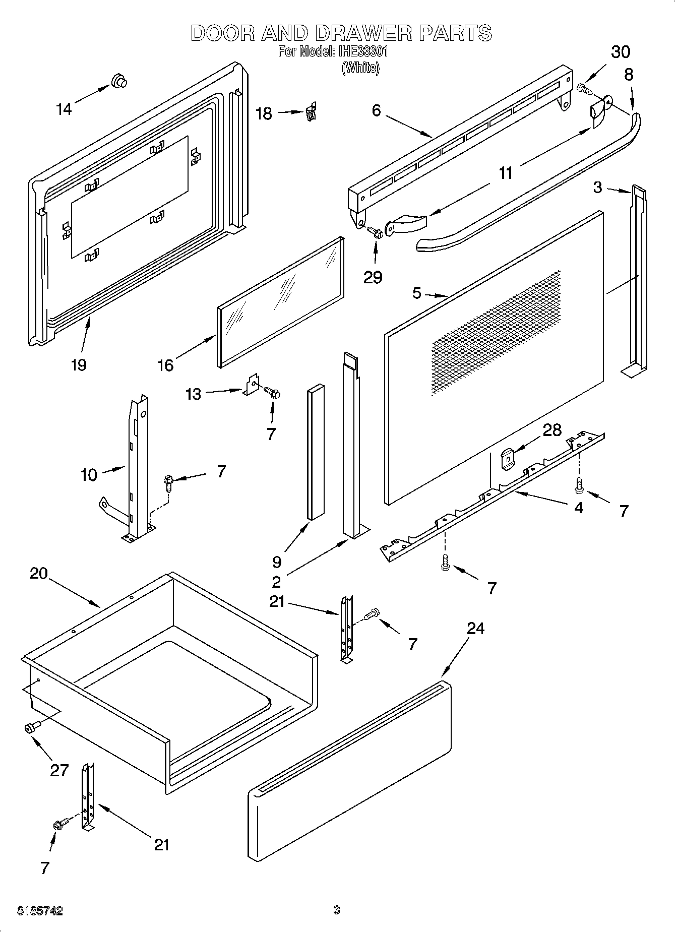 03 - DOOR AND DRAWER PARTS