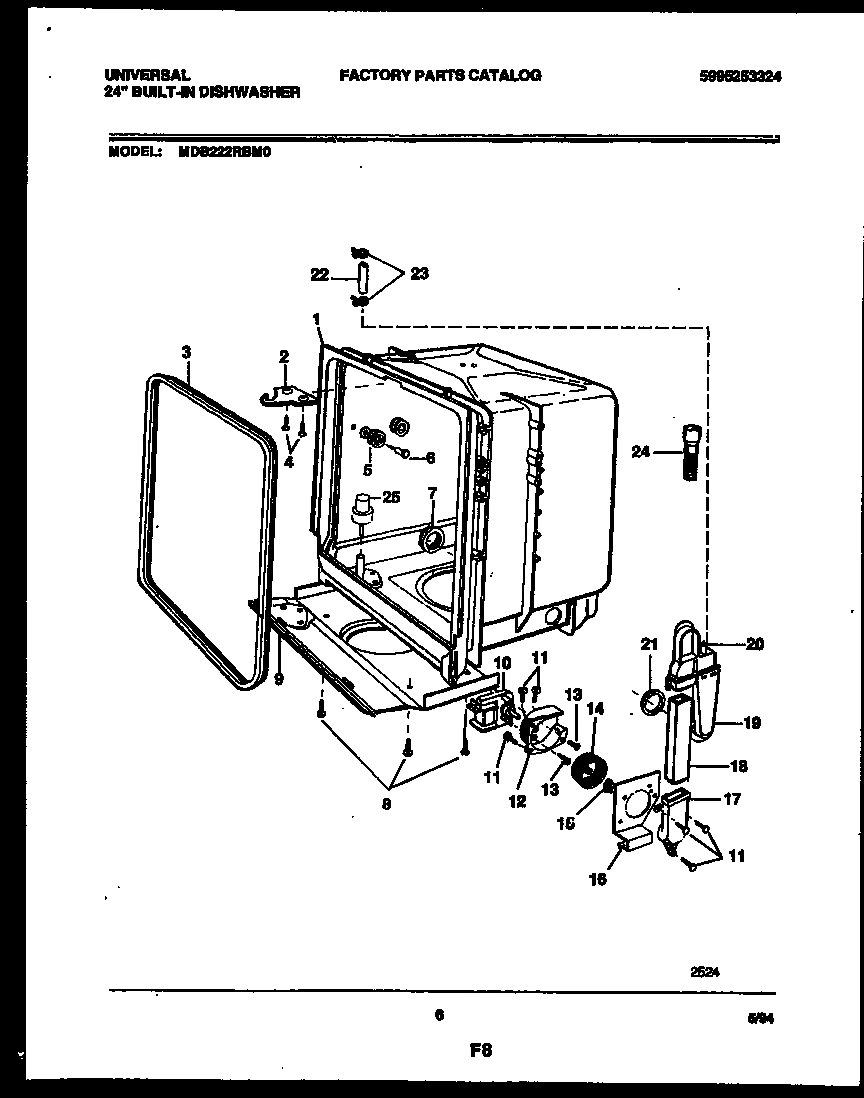05 - TUB AND FRAME PARTS