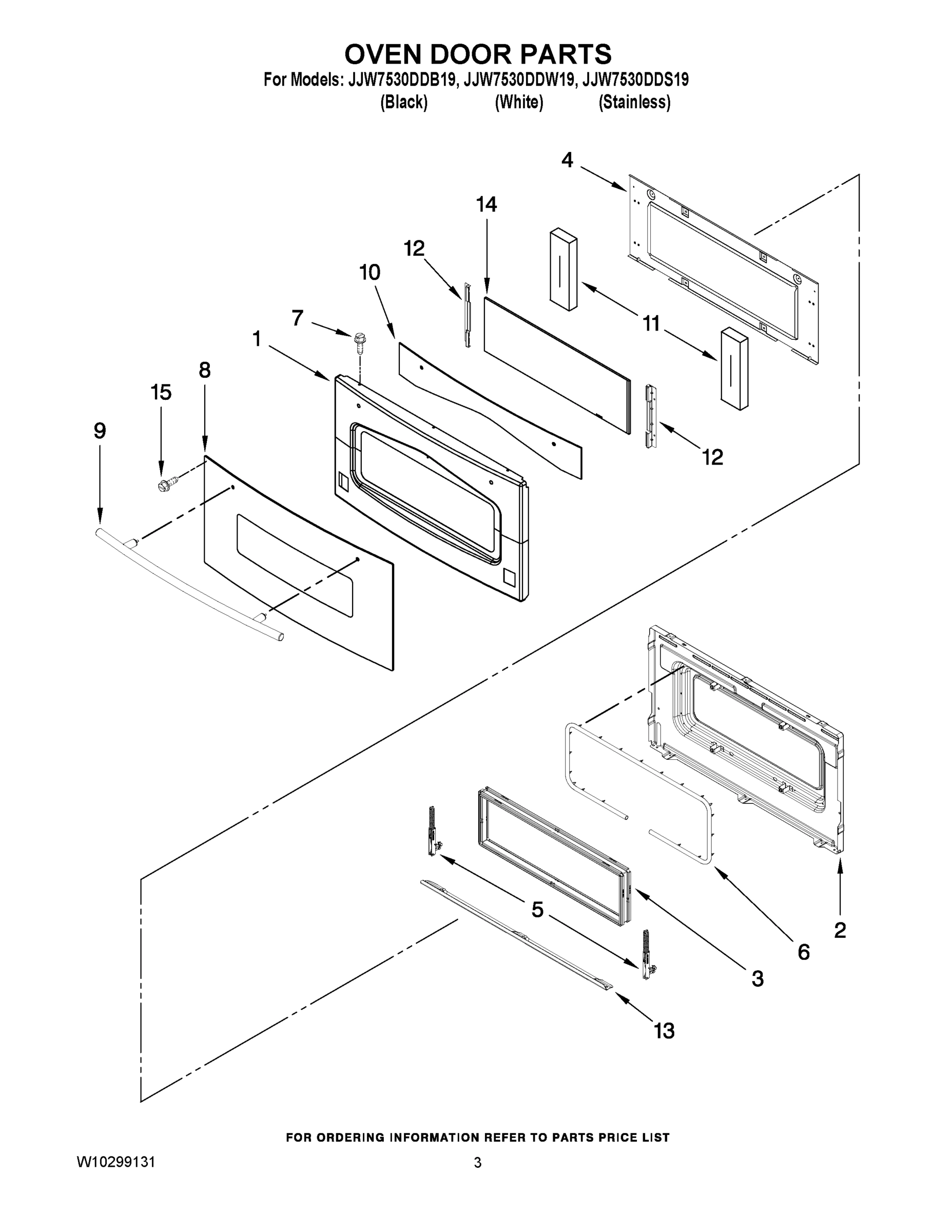 02 - OVEN DOOR PARTS