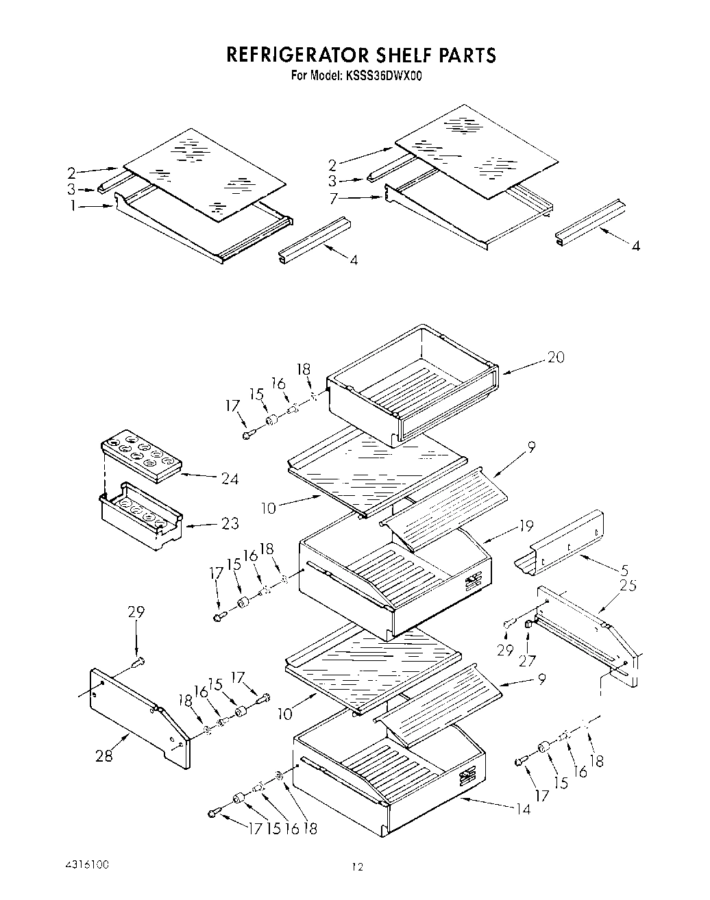 08 - REFRIGERATOR SHELF