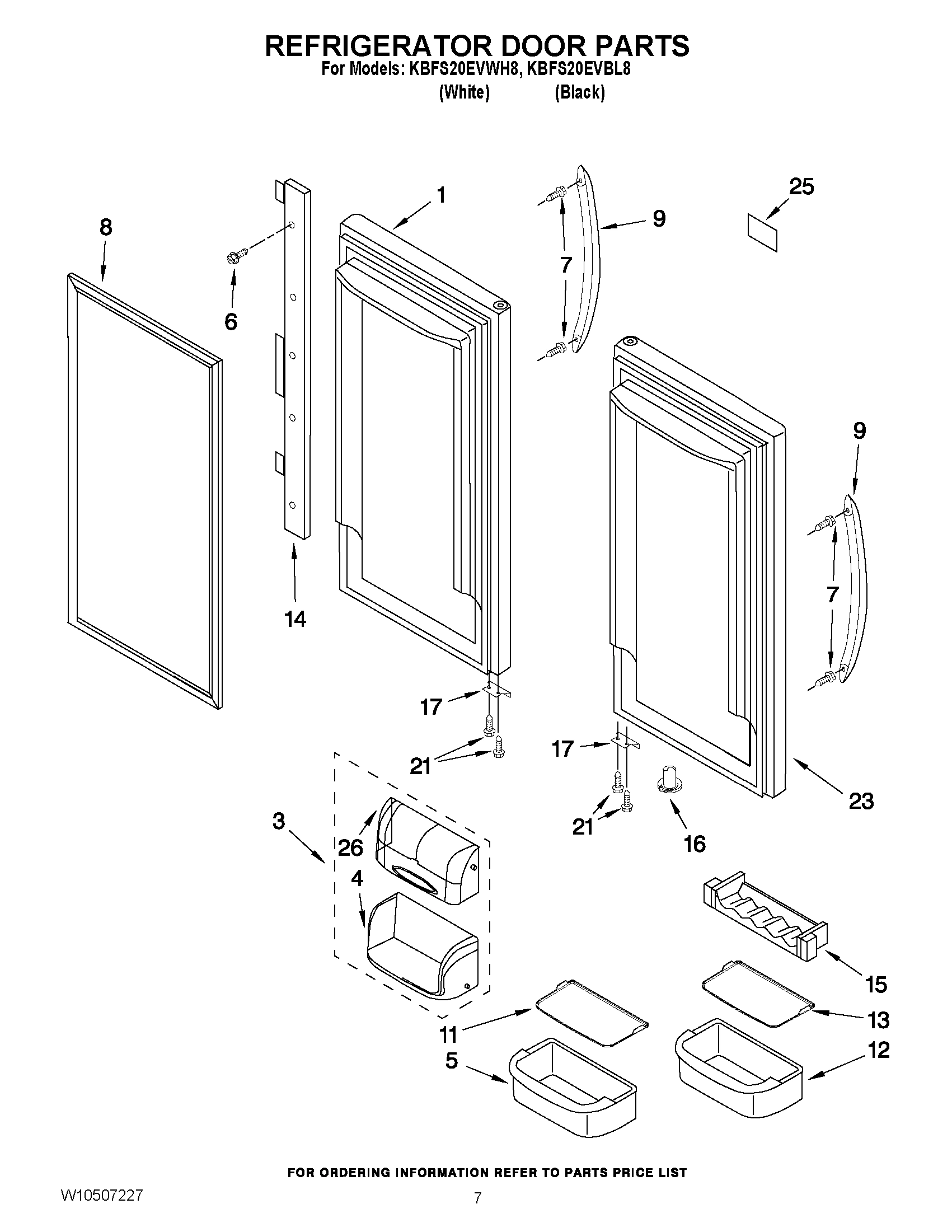 04 - REFRIGERATOR DOOR PARTS